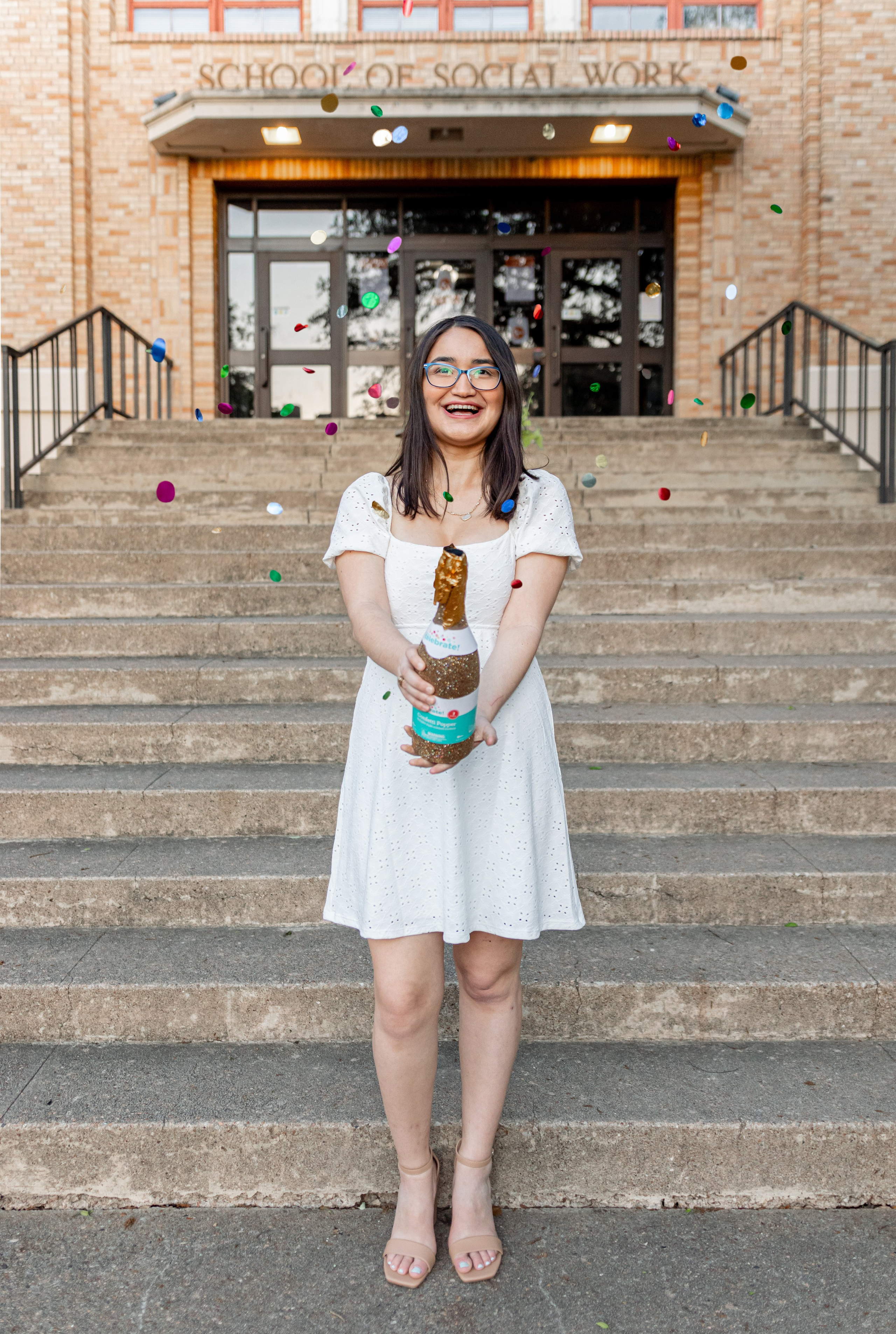 Yulissa's graduation photoshoot at the University of Texas