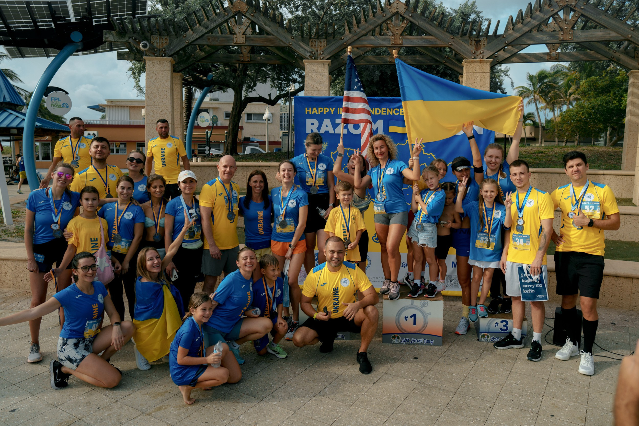 RAZOM RUN. ФОТОГРАФ ФЛОРИДА МАЙАМИ