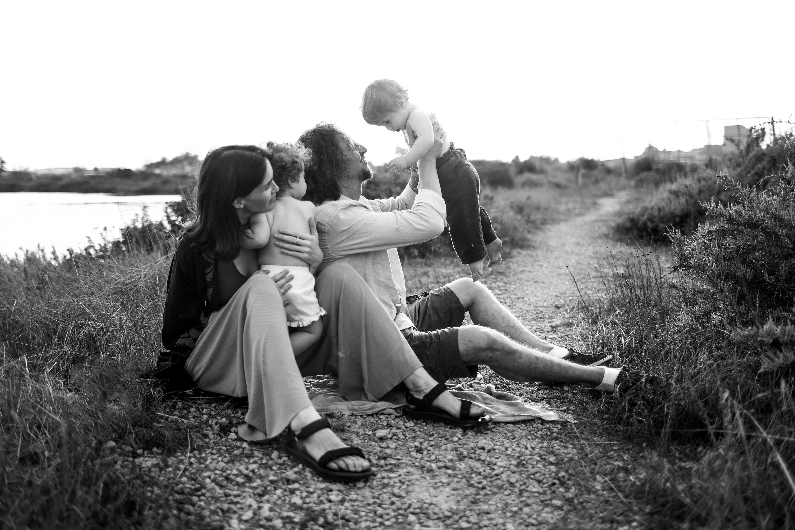 Little curls in Atlit. Family photographer in Israel