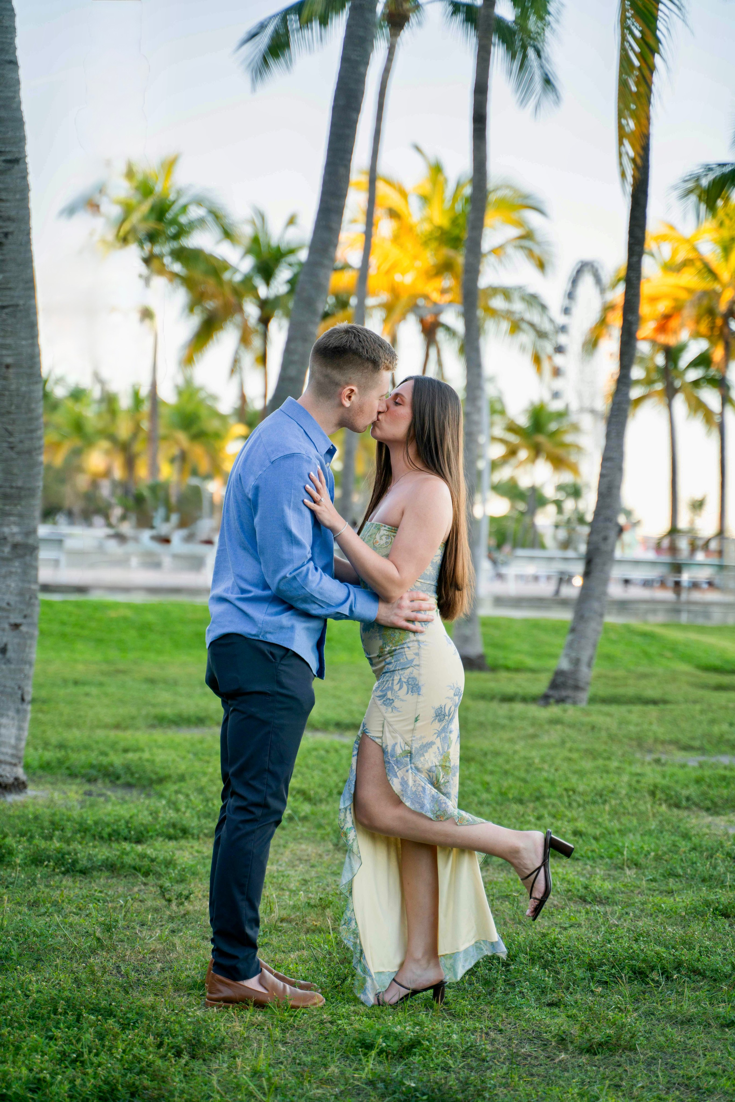 Nate and Laura | Miami Bayfront Park. Stefanovich Photography | Miami, FL