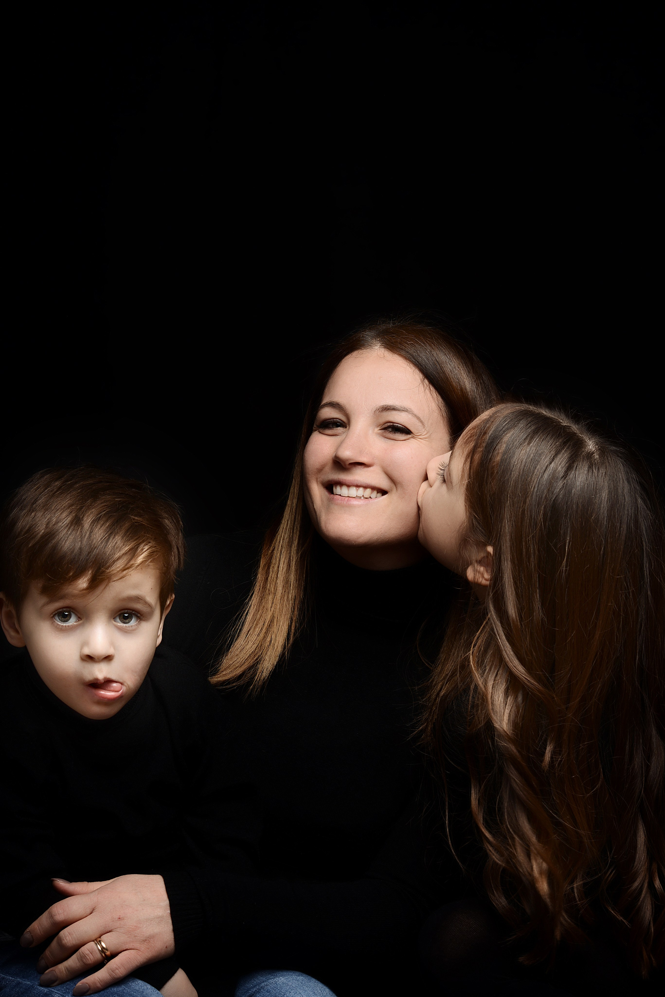 Portrait mother and daughter