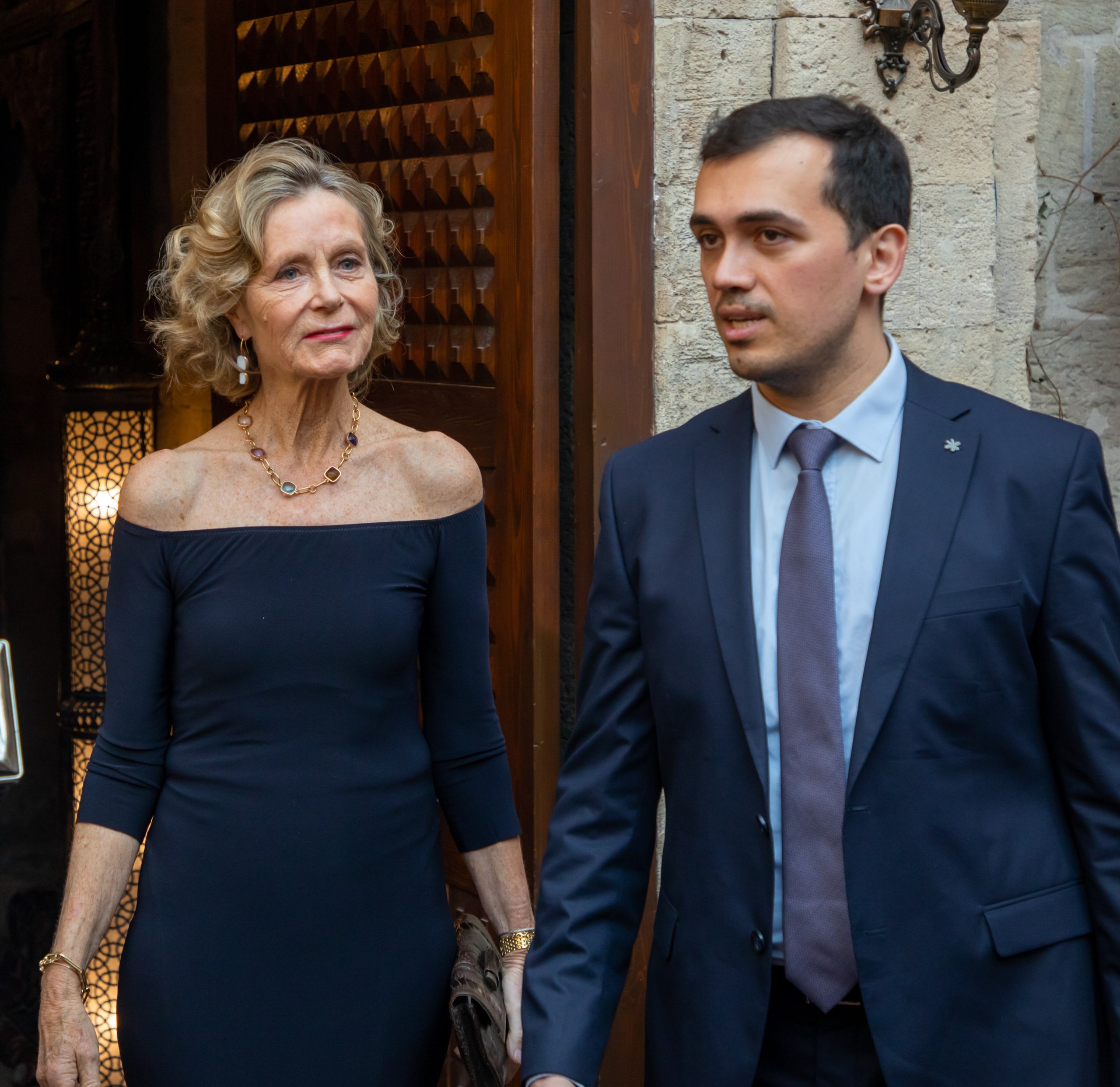 Gala-Dinner with the French Countess, the main etiquette expert Marie de Tilly. Baku Photographer