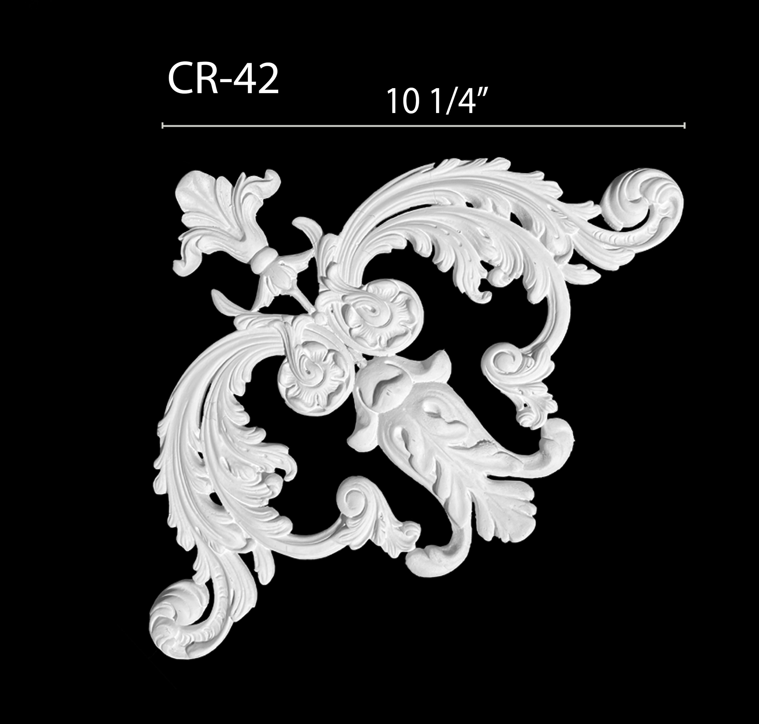 Corners. Plaster molding