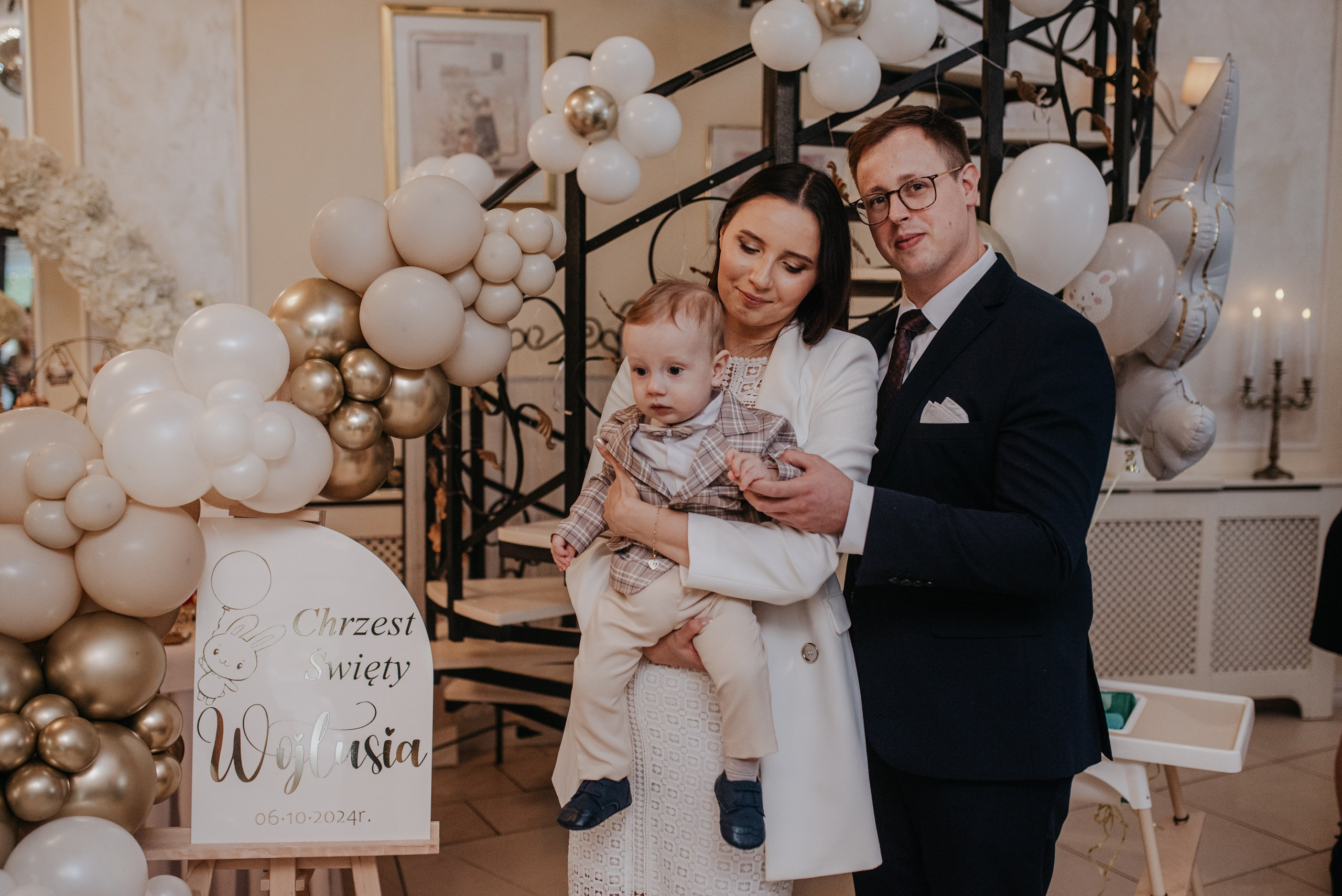 Chrzest Święty Wojtka. Dominika Strachacka Fotografia | Fotograf ślubny i rodzinny Opole Lubelskie Lublin