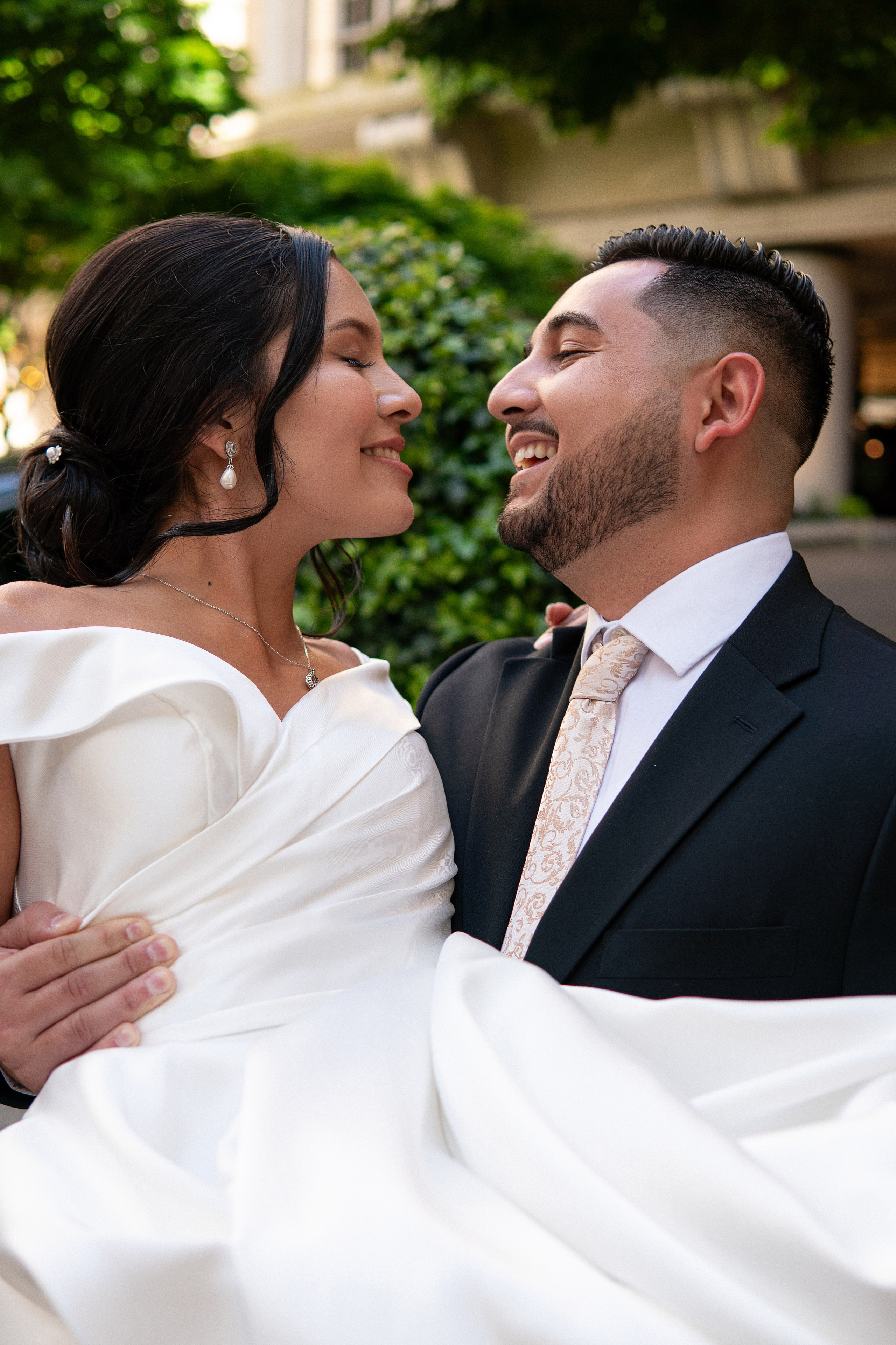 Bessie and Julio | Wedding Portrait session. Photographer in Washington Sophia D