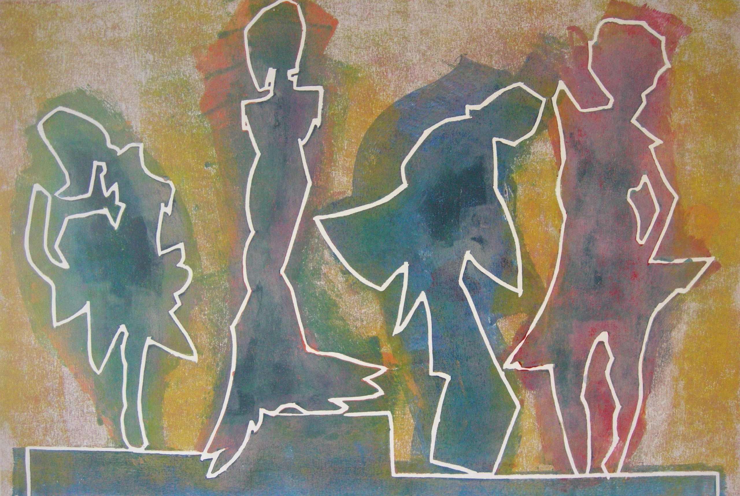 Die Siegerinnen 1, 2020 - 40x60 auf Papier 60x80
