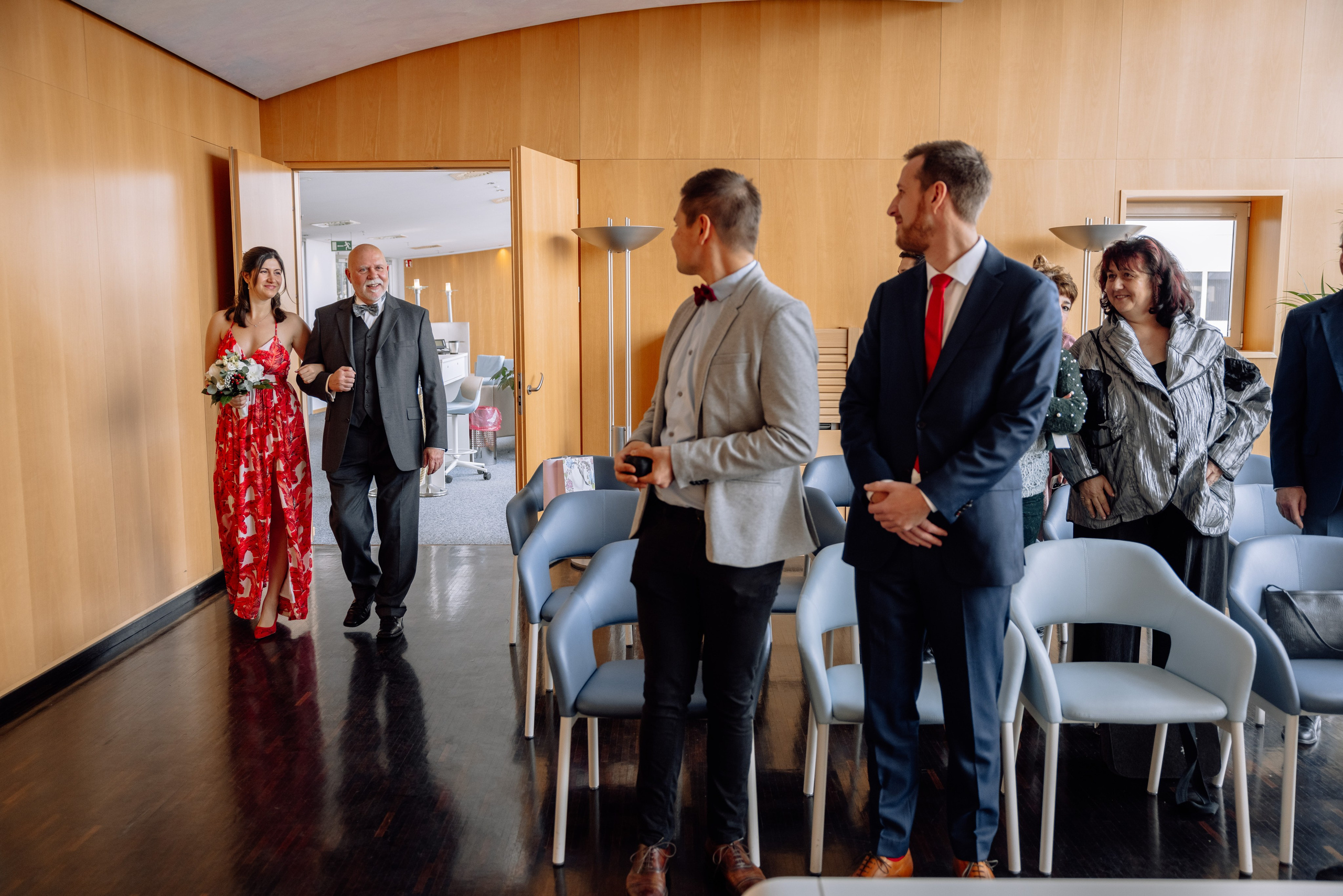 Warme Winterhochzeit in München - Standesamt Ruppertstraße. Hochzeitsfotograf München Taufe Familienfotograf Tanja Mauke