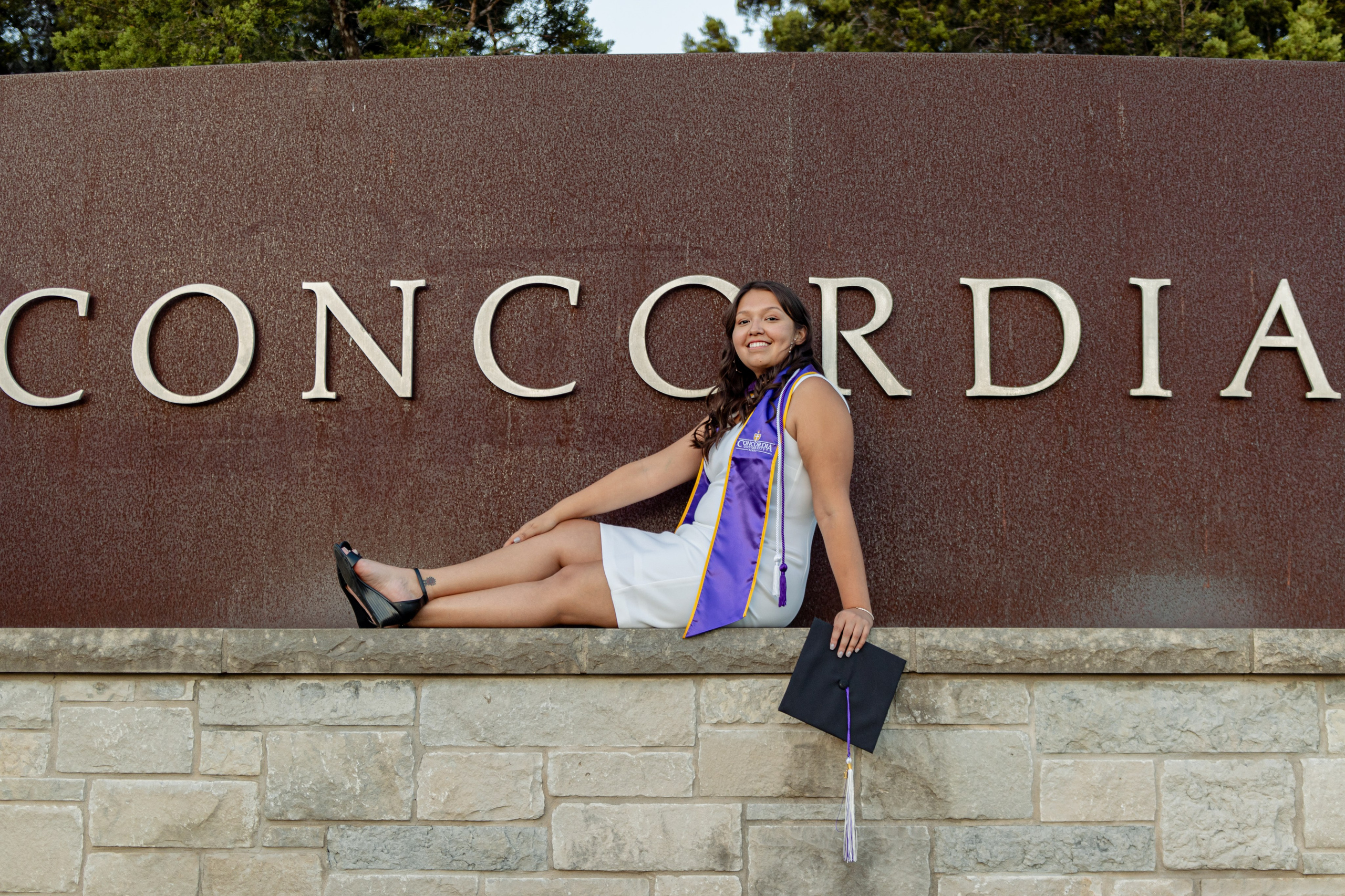 Kasey’s senior photoshoot at Concordia University