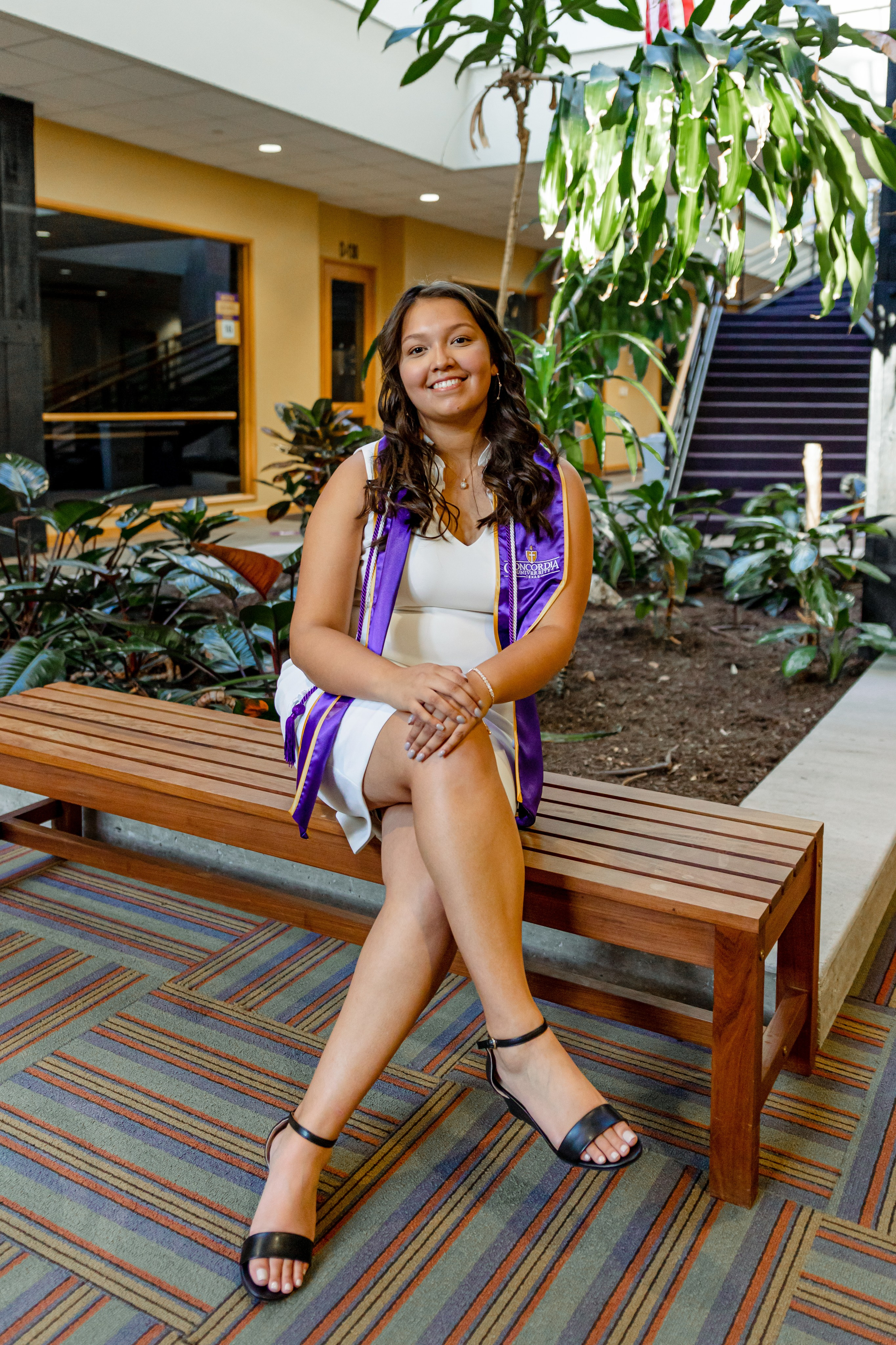 Kasey’s senior photoshoot at Concordia University