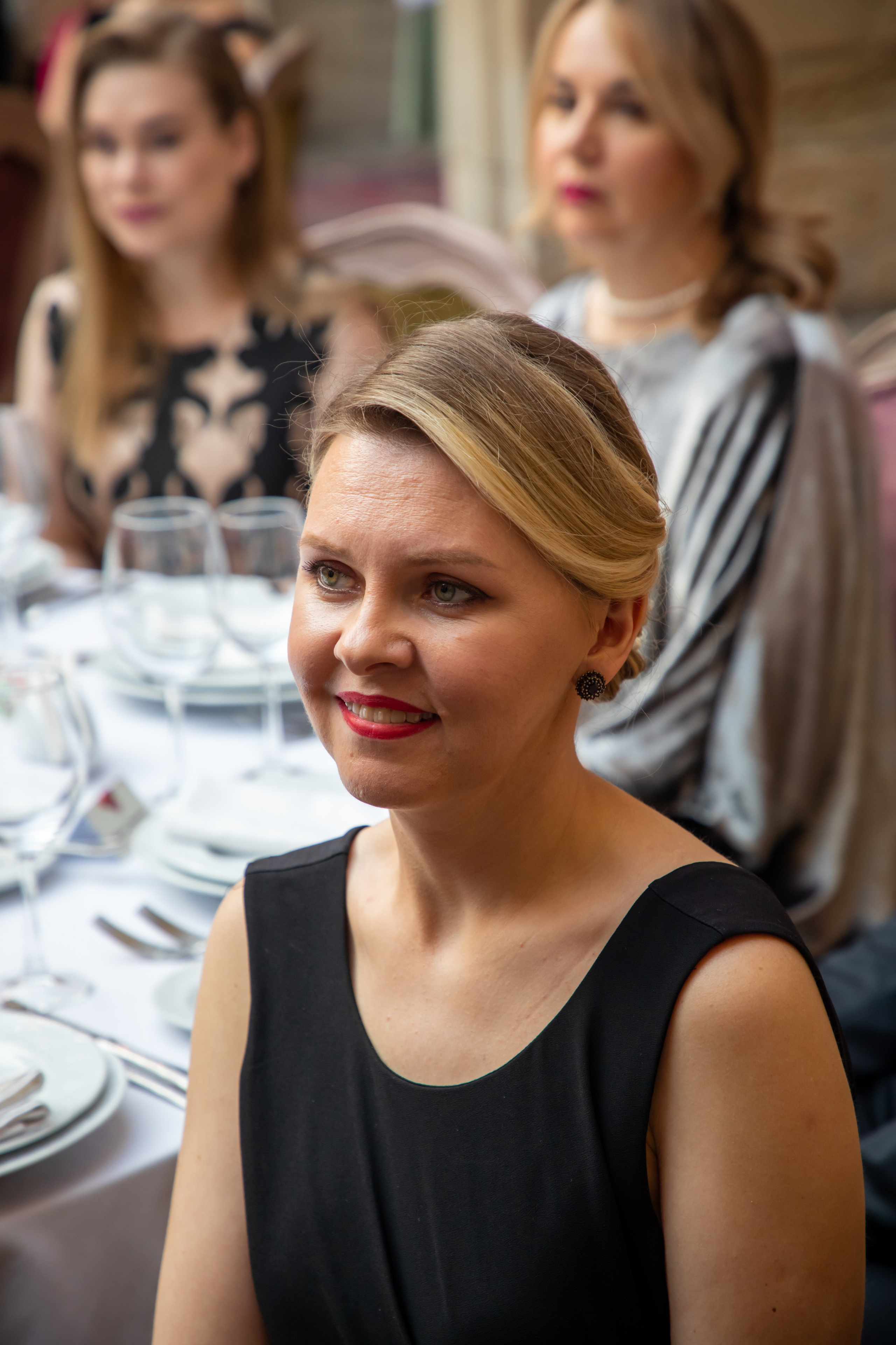 Gala-Dinner with the French Countess, the main etiquette expert Marie de Tilly. Baku Photographer
