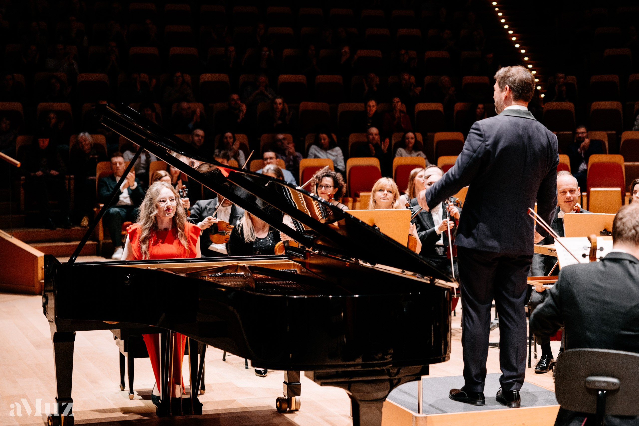 Koncert dyplomantów aMuz w Polskiej Filharmonii Bałtyckiej. Fotograf Ślubny Warszawa - Sesje Biznesowe Rodzinne Eventy