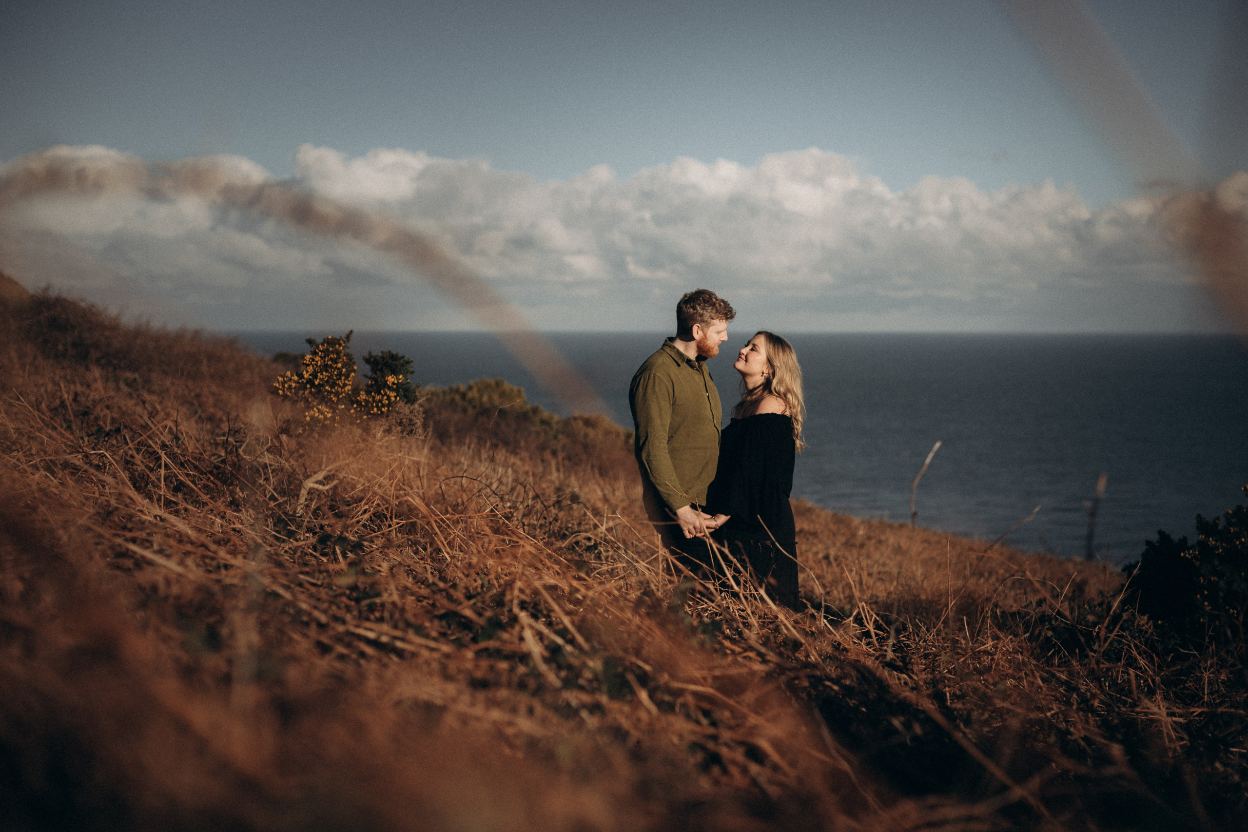 Howth cliff photoshoot. Wedding & Family photographer in County Donegal and Dublin, Ireland