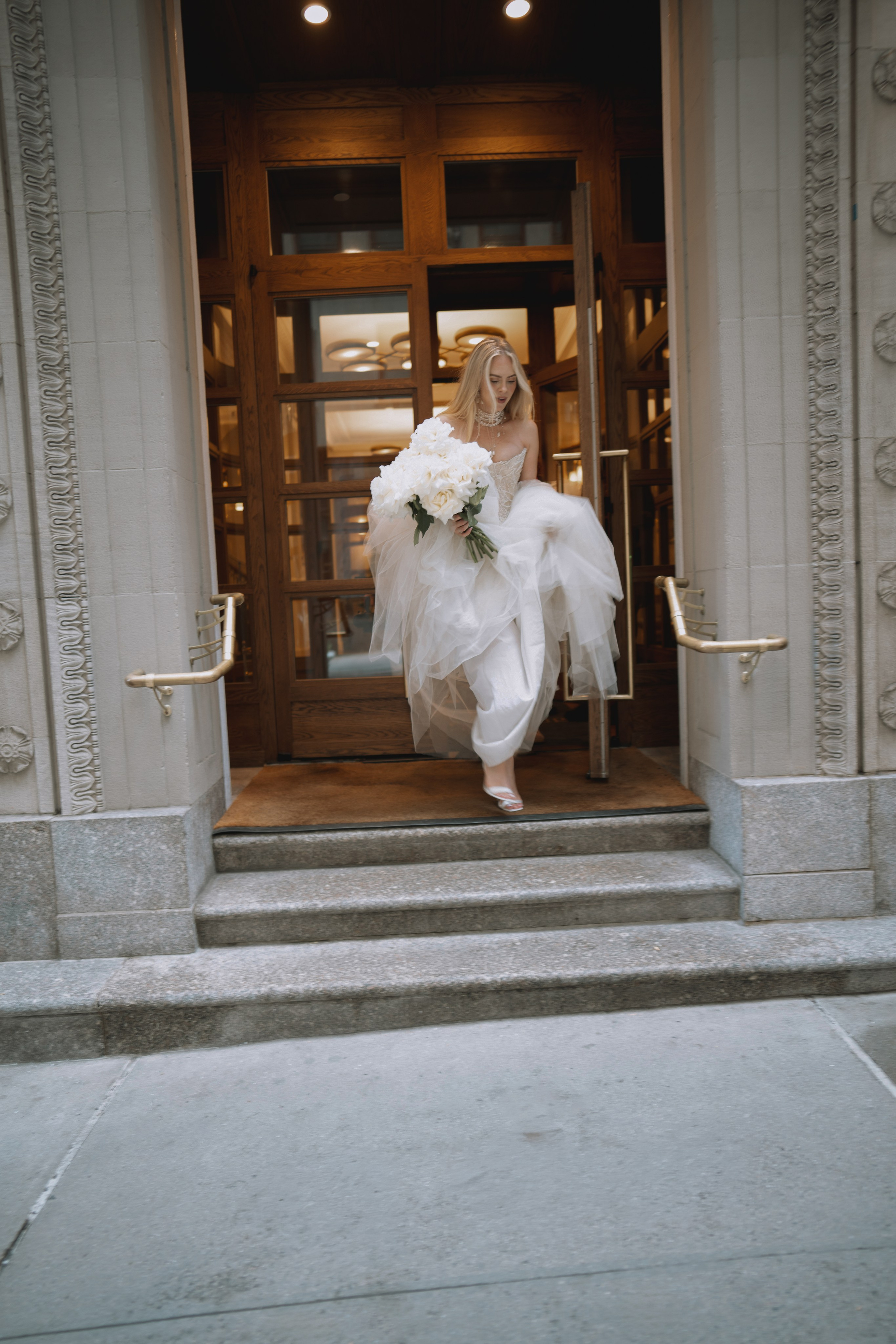 Anna as a bride. Portrait and wedding photographer in New York