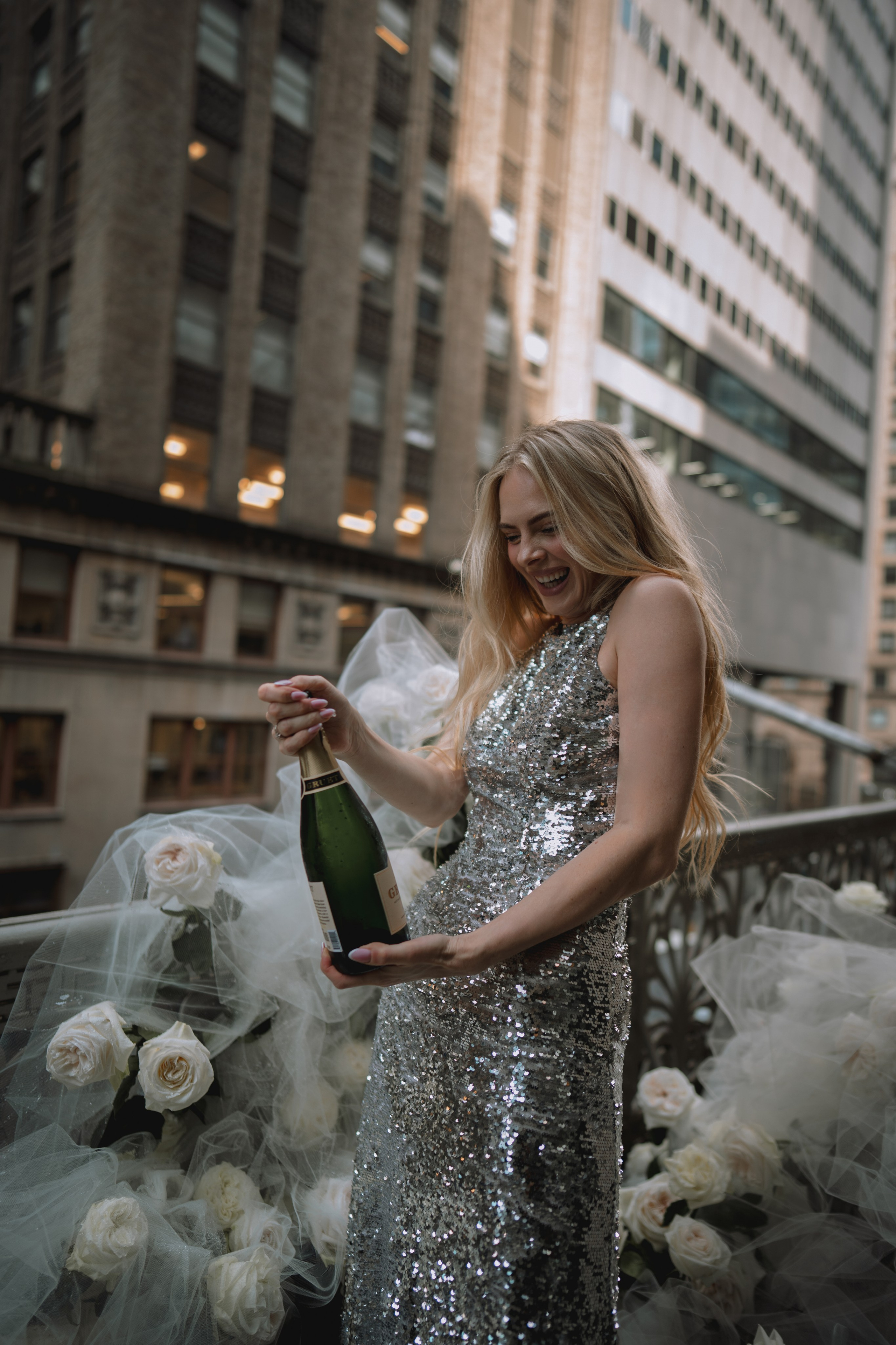 Anna as a bride. Portrait and wedding photographer in New York