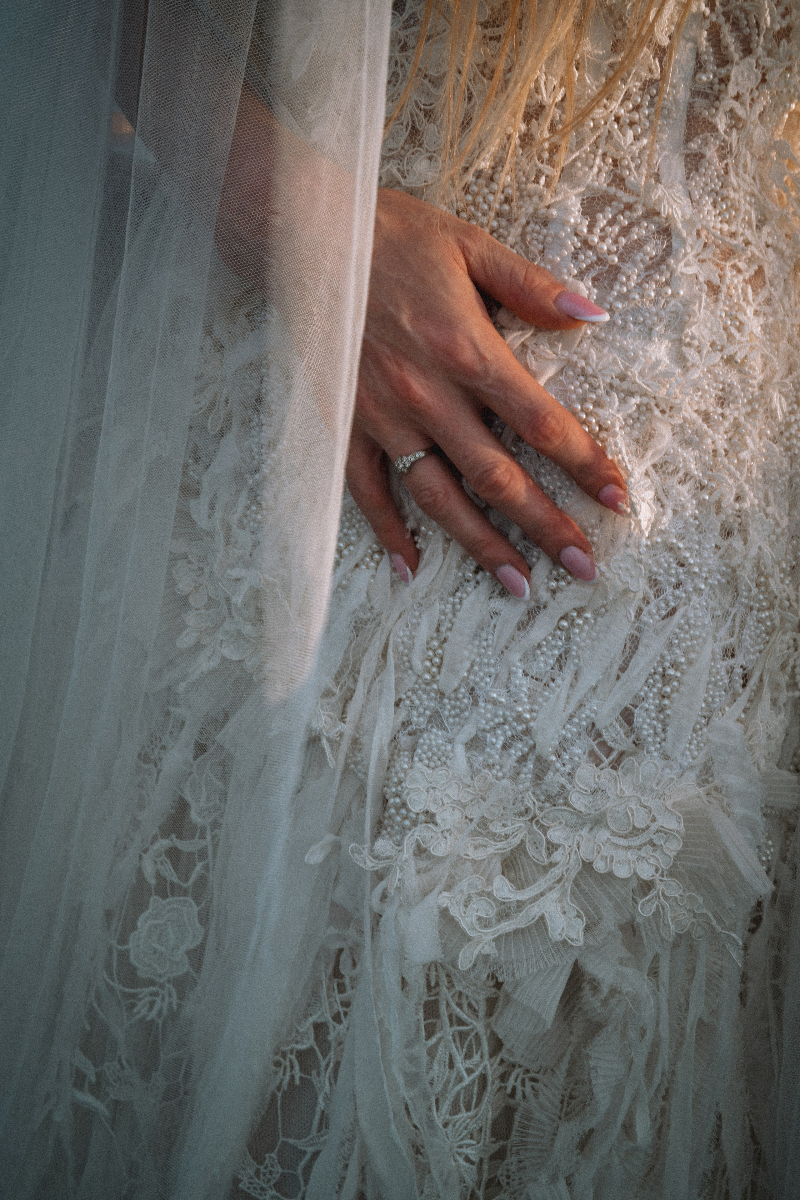 Anna as a bride. Portrait and wedding photographer in New York