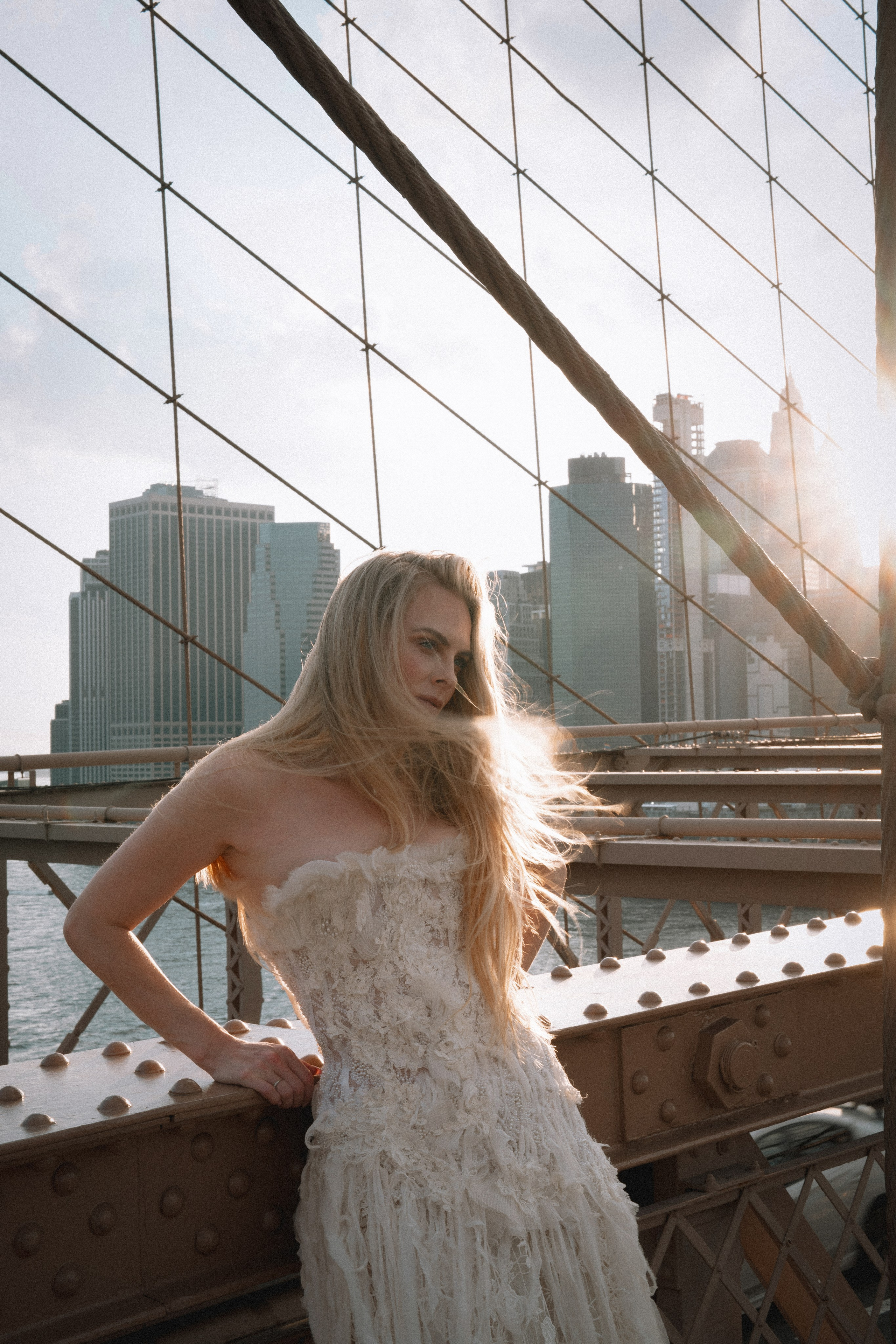 Anna as a bride. Portrait and wedding photographer in New York