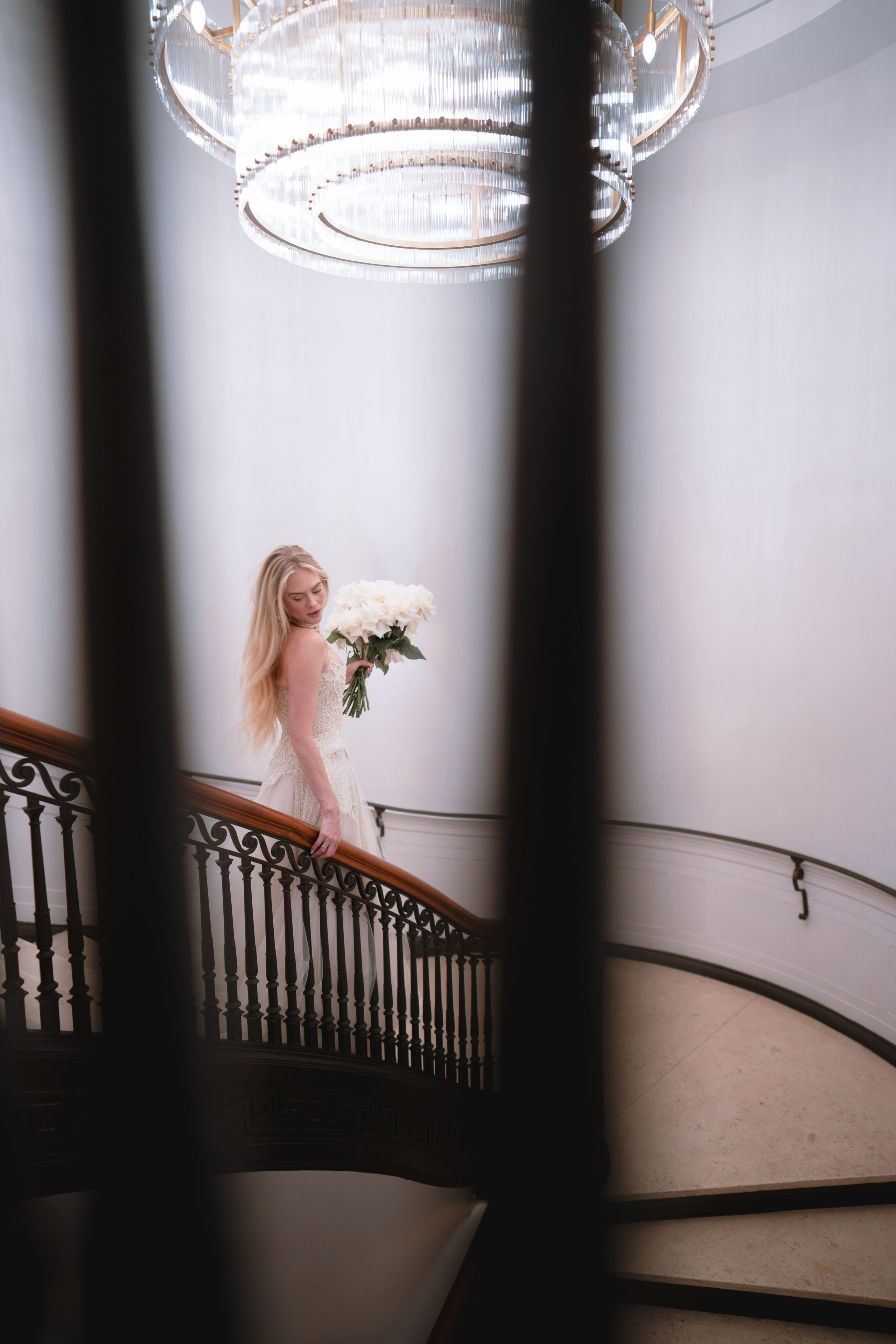 Anna as a bride. Portrait and wedding photographer in New York