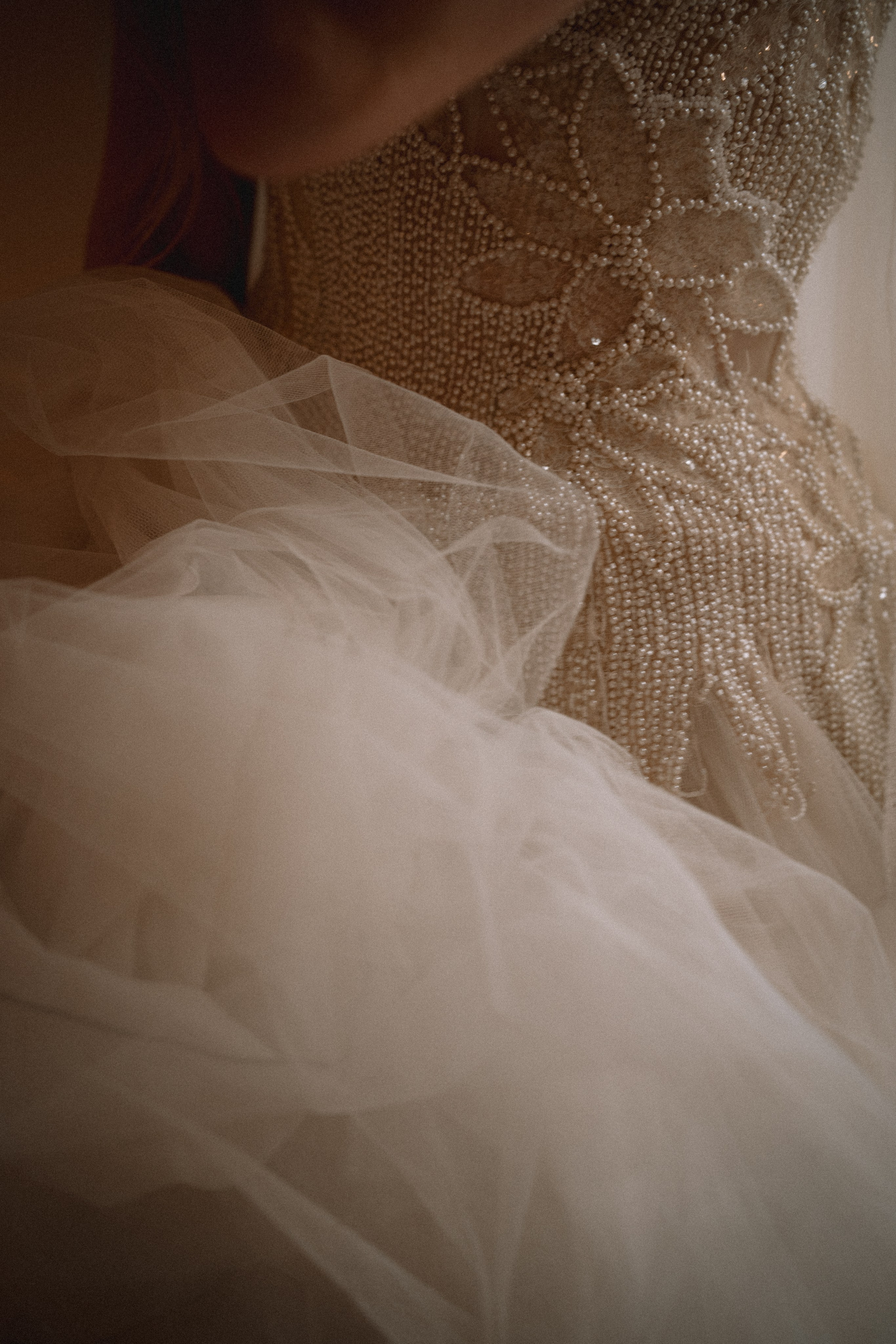 Anna as a bride. Portrait and wedding photographer in New York
