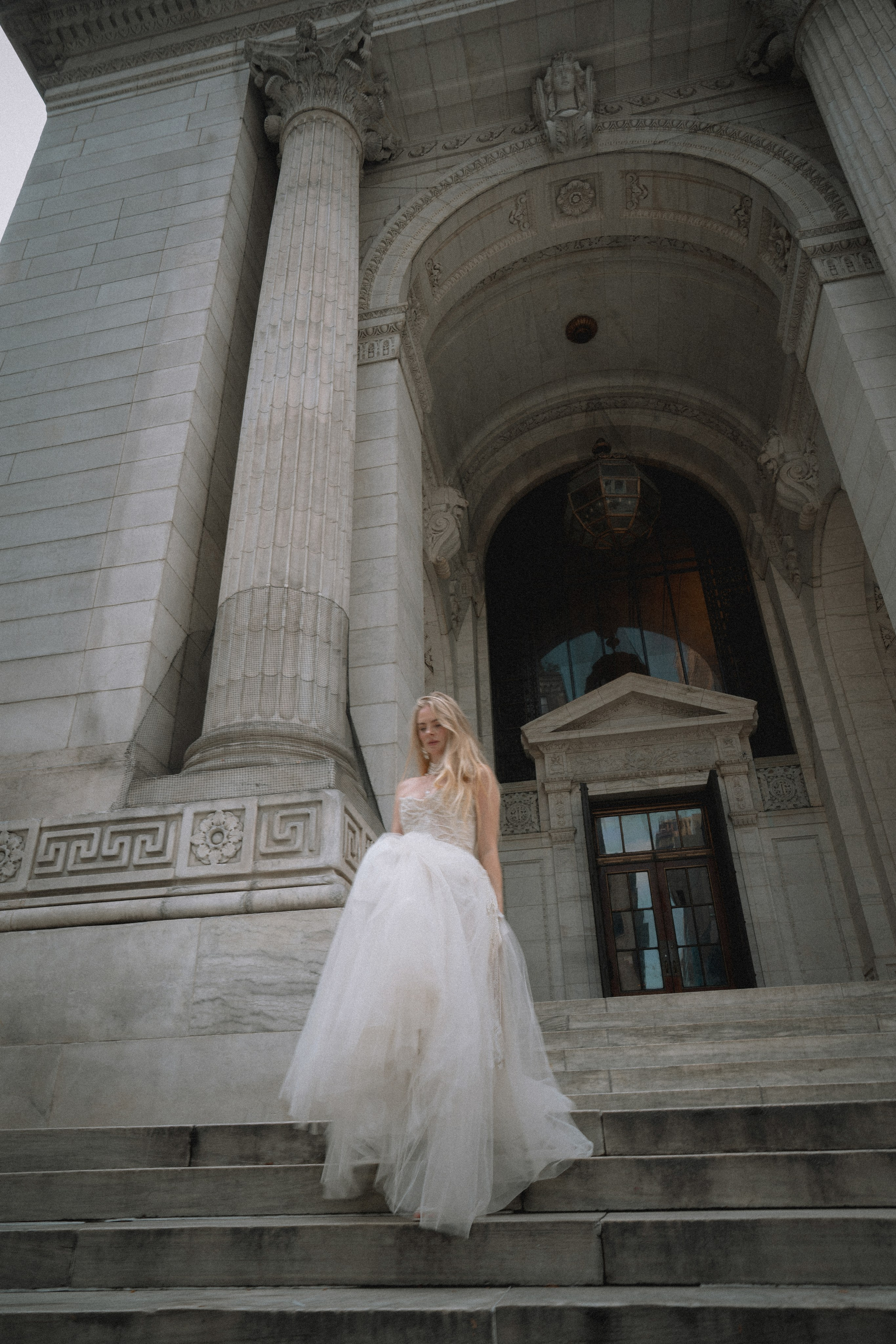 Anna as a bride. Portrait and wedding photographer in New York