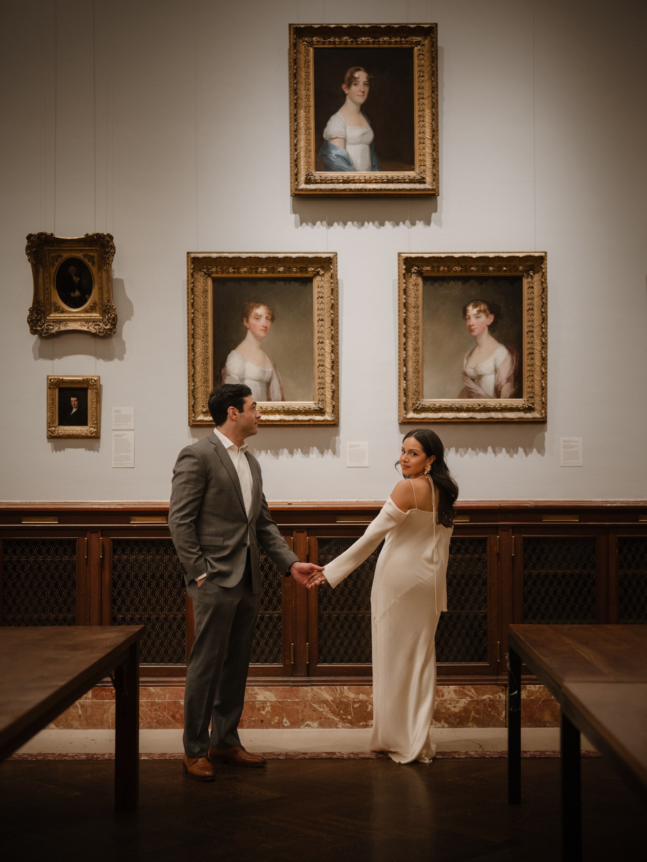 Engagement photo shoot in New York. Portrait and wedding photographer in New York