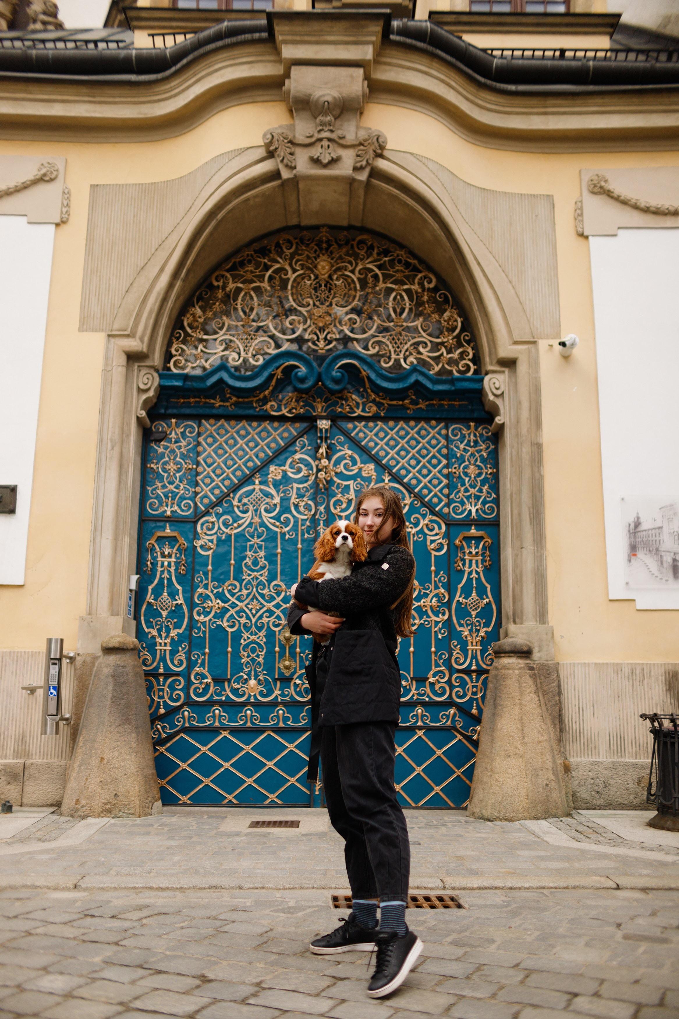 Uliana i Franklin. Kaja | fotograf we Wrocławiu | ludzie i psy