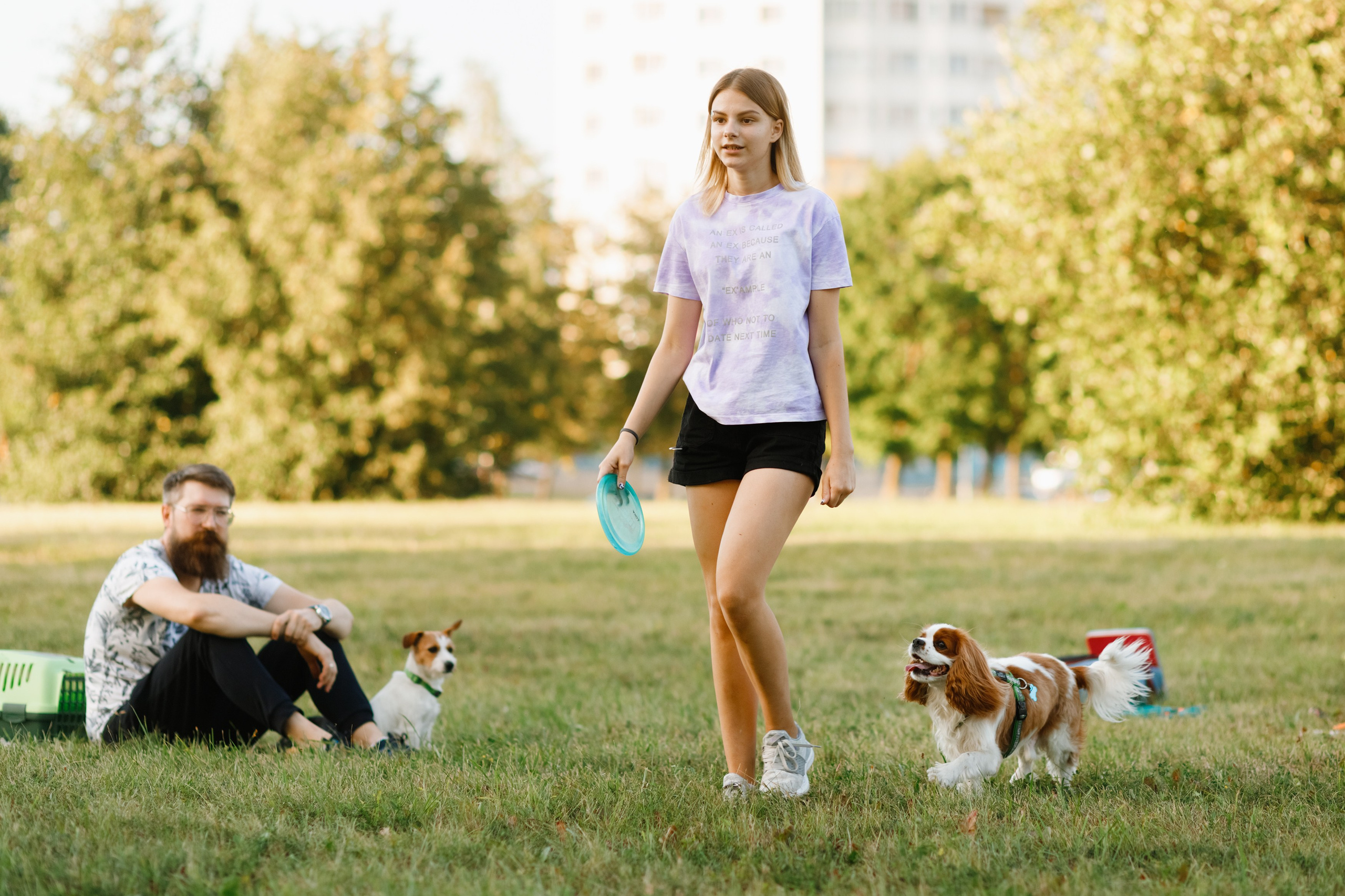 Frisbee workshop of Darya Lukina. Kaja | fotograf we Wrocławiu | ludzie i psy