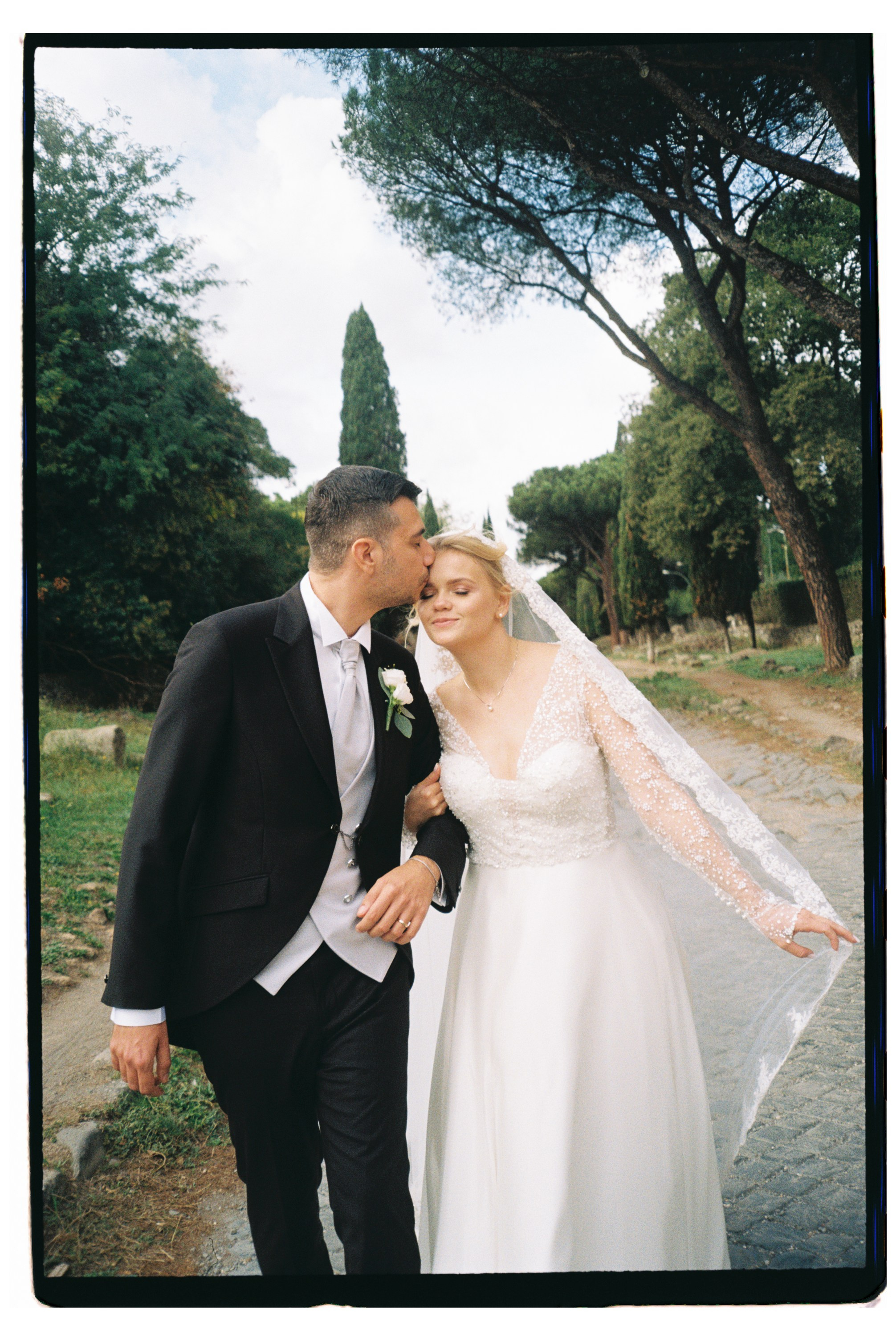 Film 35 mm. Wedding Photographer Rome Tuscany Como Sicily Puglia Amalfy Italy- Oksana Savenchuk