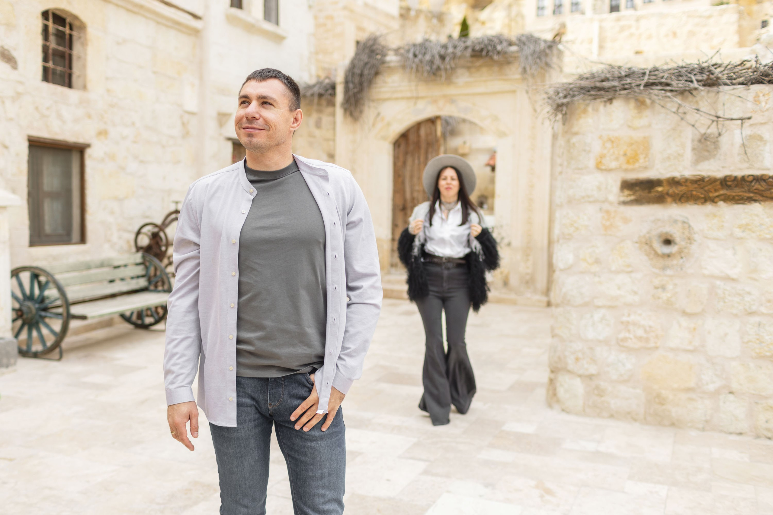 Stylish Photoshoot in the Charming Streets and Valleys of Cappadocia. Julia Ganch I Fashion Wedding Photography I Cappadocia Turkey