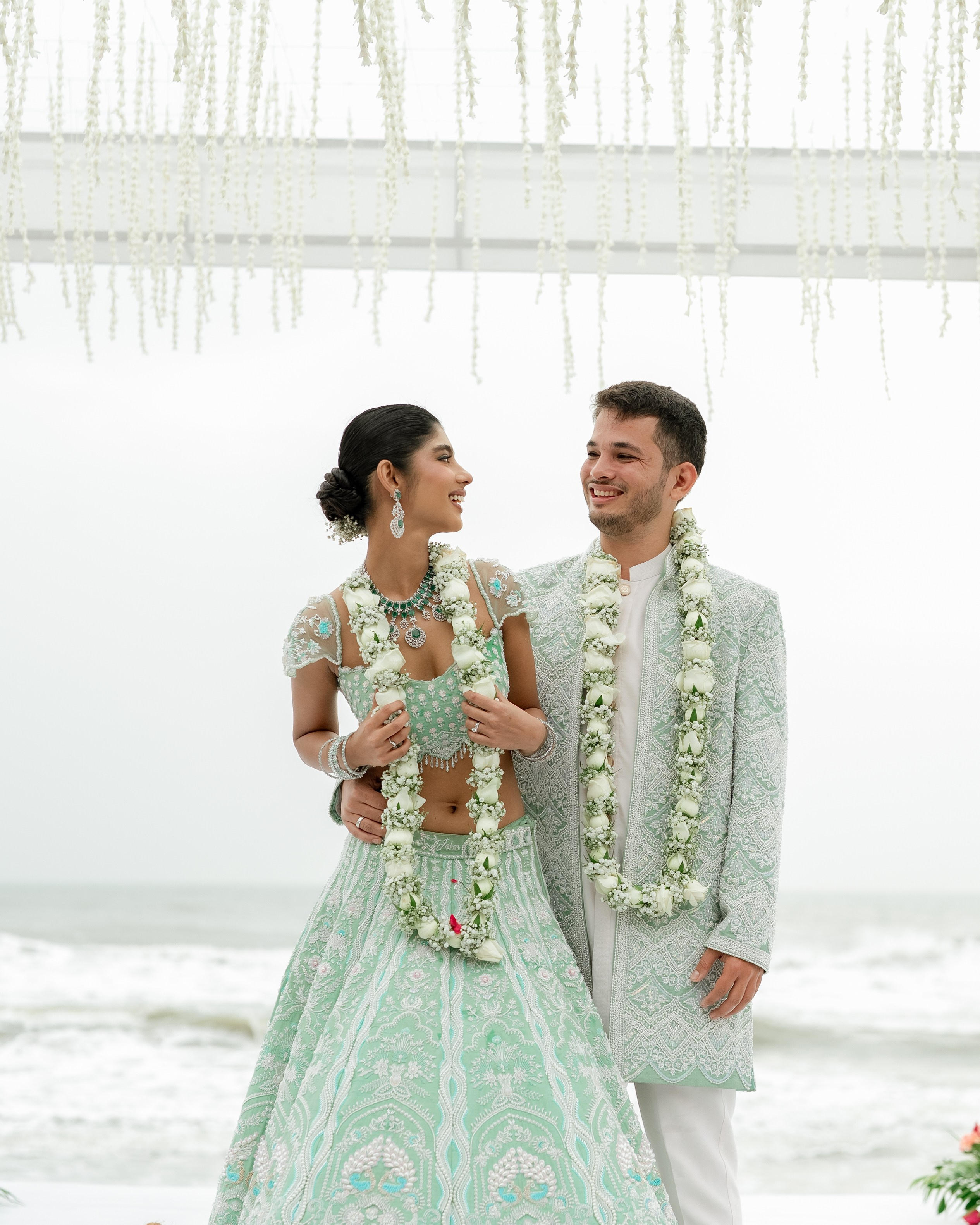 Beach Shaadi! Ft. Aishwarya & Milan. Fine art Wedding Photographers in India & Canada
