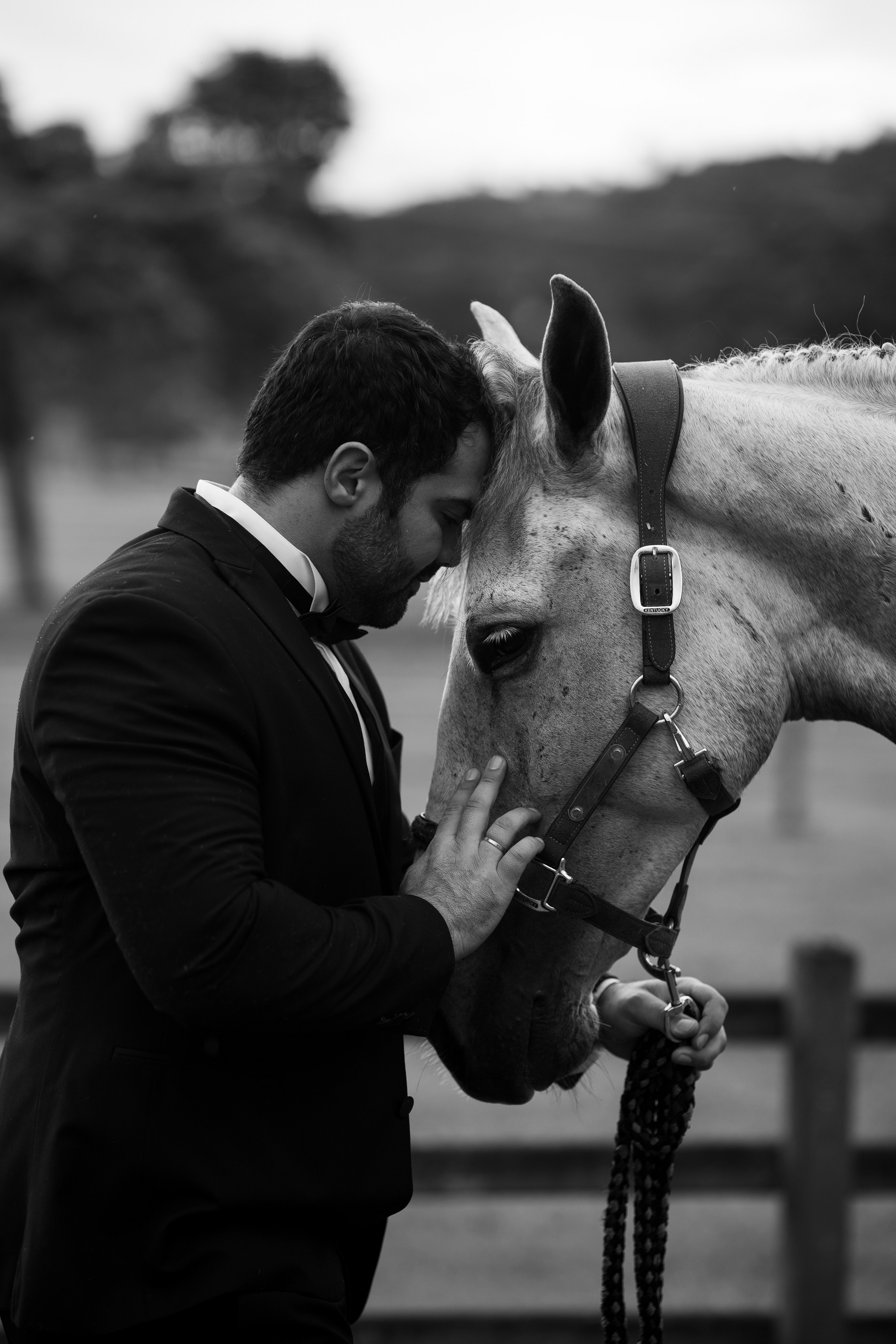 Um ensaio pré-wedding com cavalo, paisagem rural e uma estética elegante em preto e branco. Sara e Rafael viveram uma sessão autêntica e cinematográfica em Minas Gerais, com referências editoriais e fotografia de casal ao ar livre.