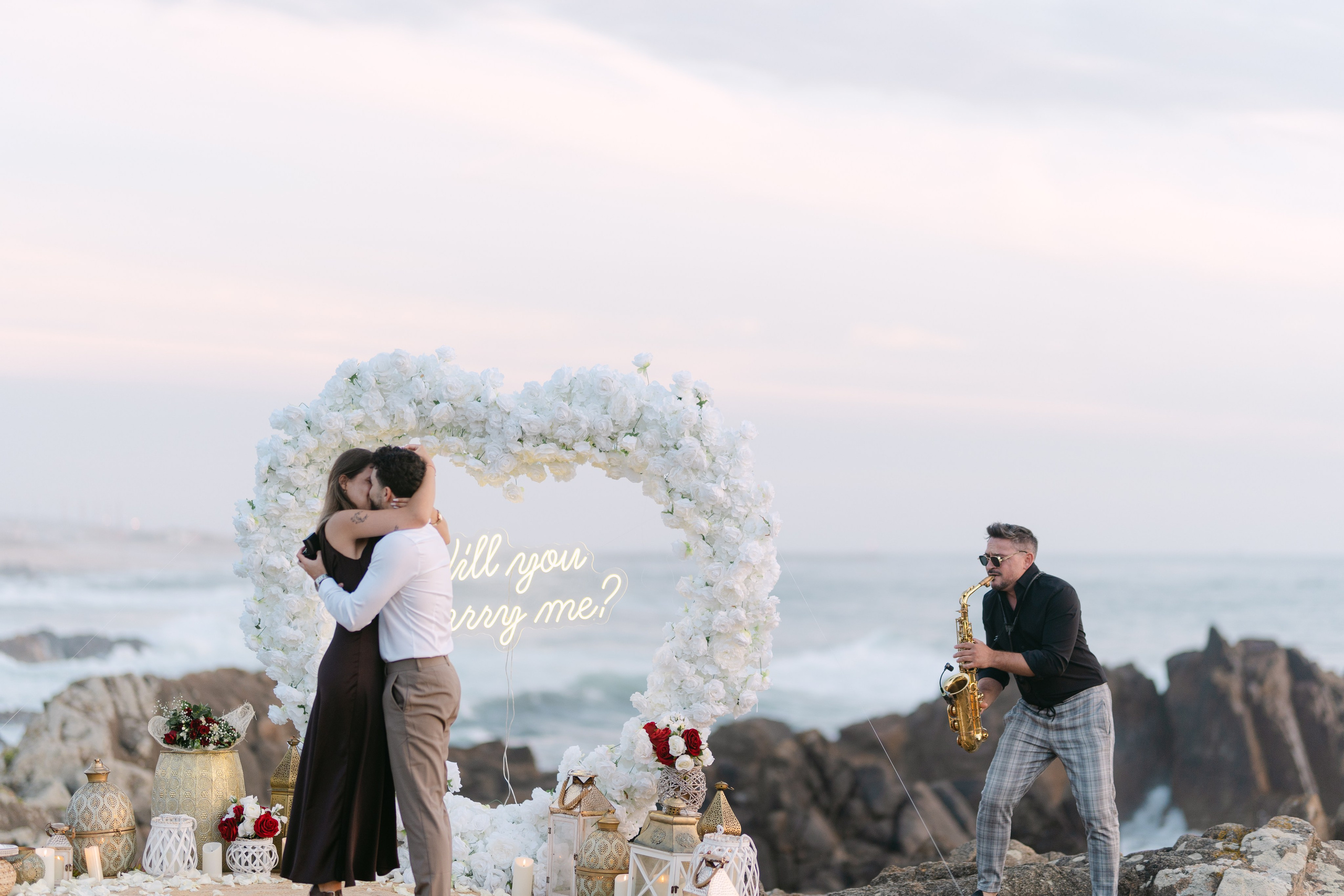 Wedding Proposal at the Beach. Davi Valente