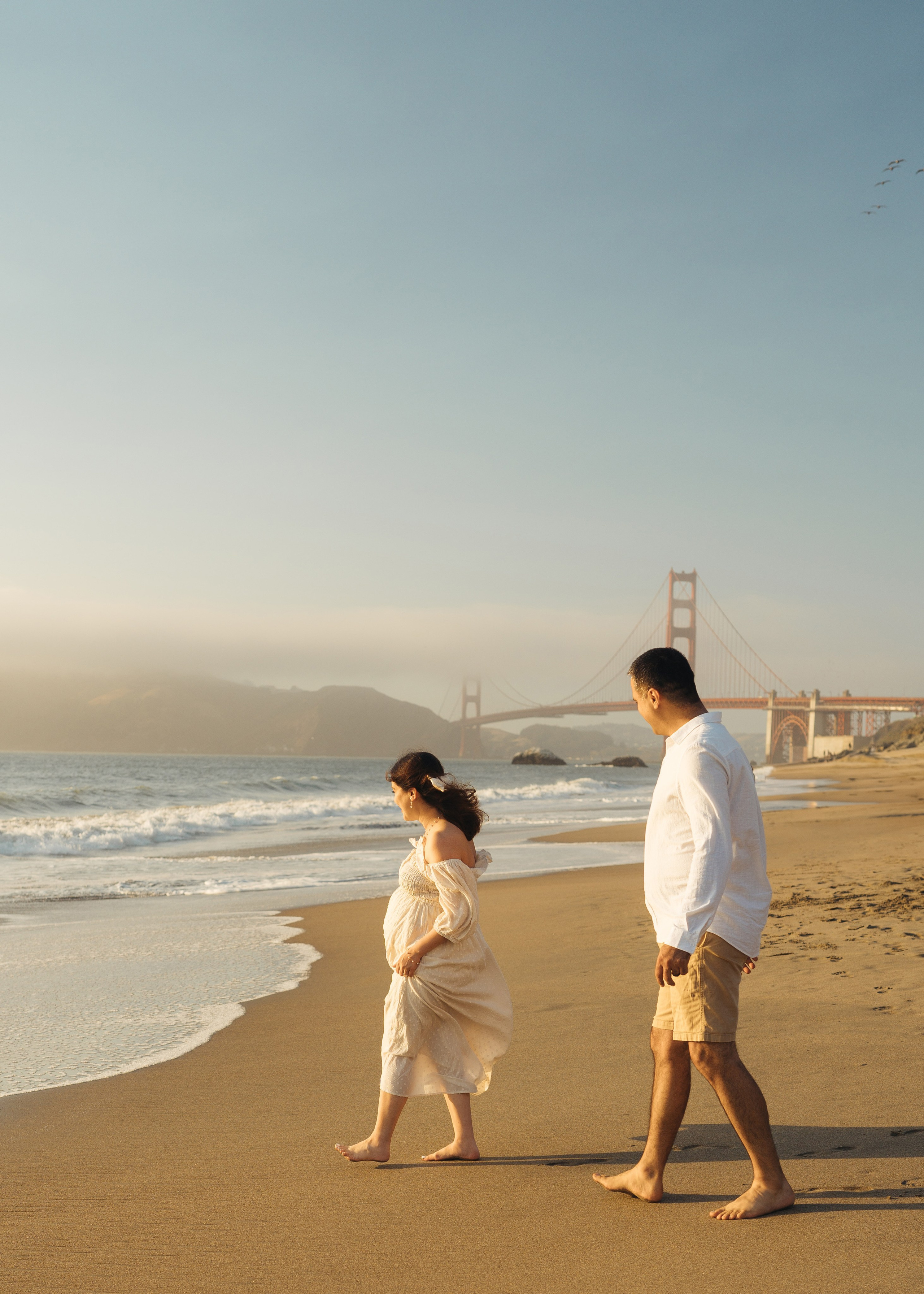 Niloo Maternity Session at Baker Beach. Soulo Photography | San Francisco Bay Area Based Photographer