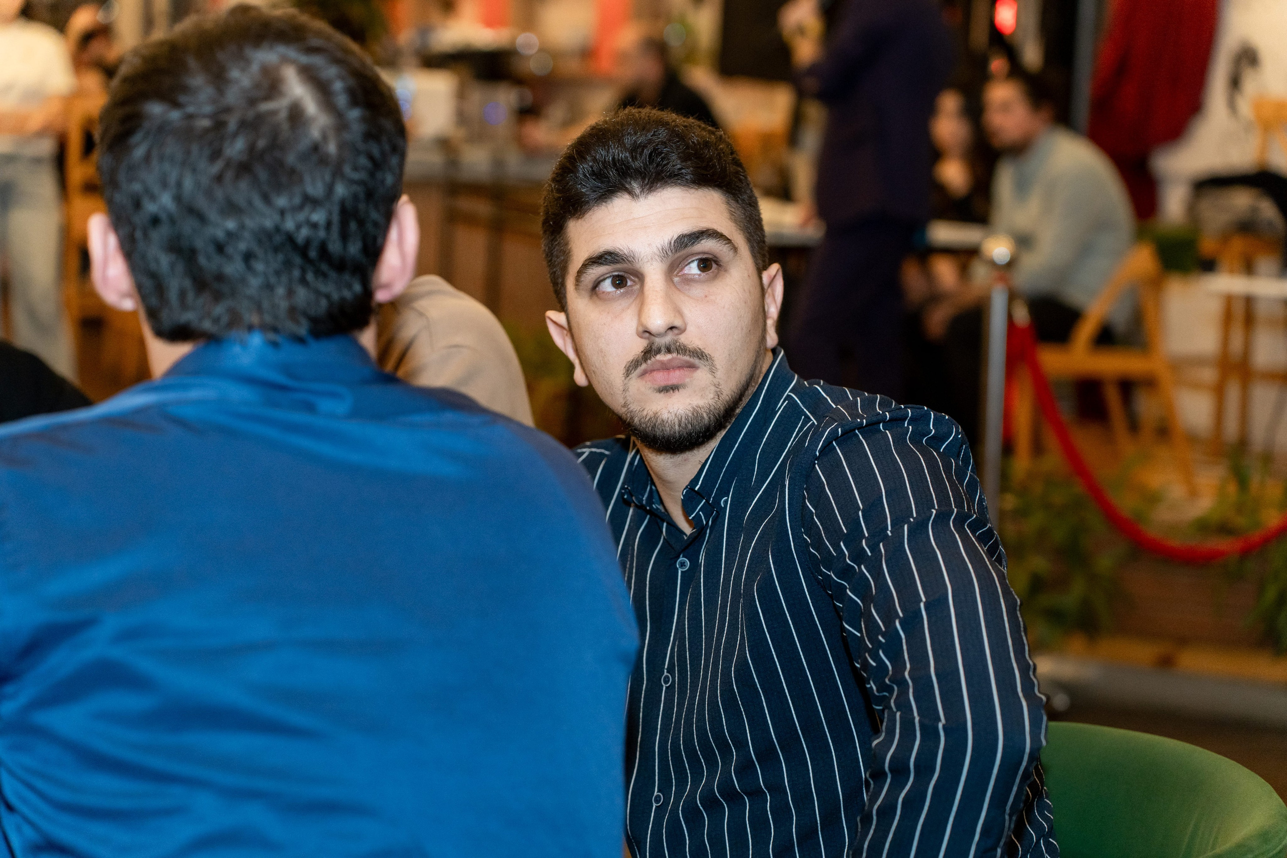 Azəronline şirkətinin əməkdaşlarının “Nə? Harada? Nə zaman?” oyunu. Fotoqraf Vəli Məmmədov