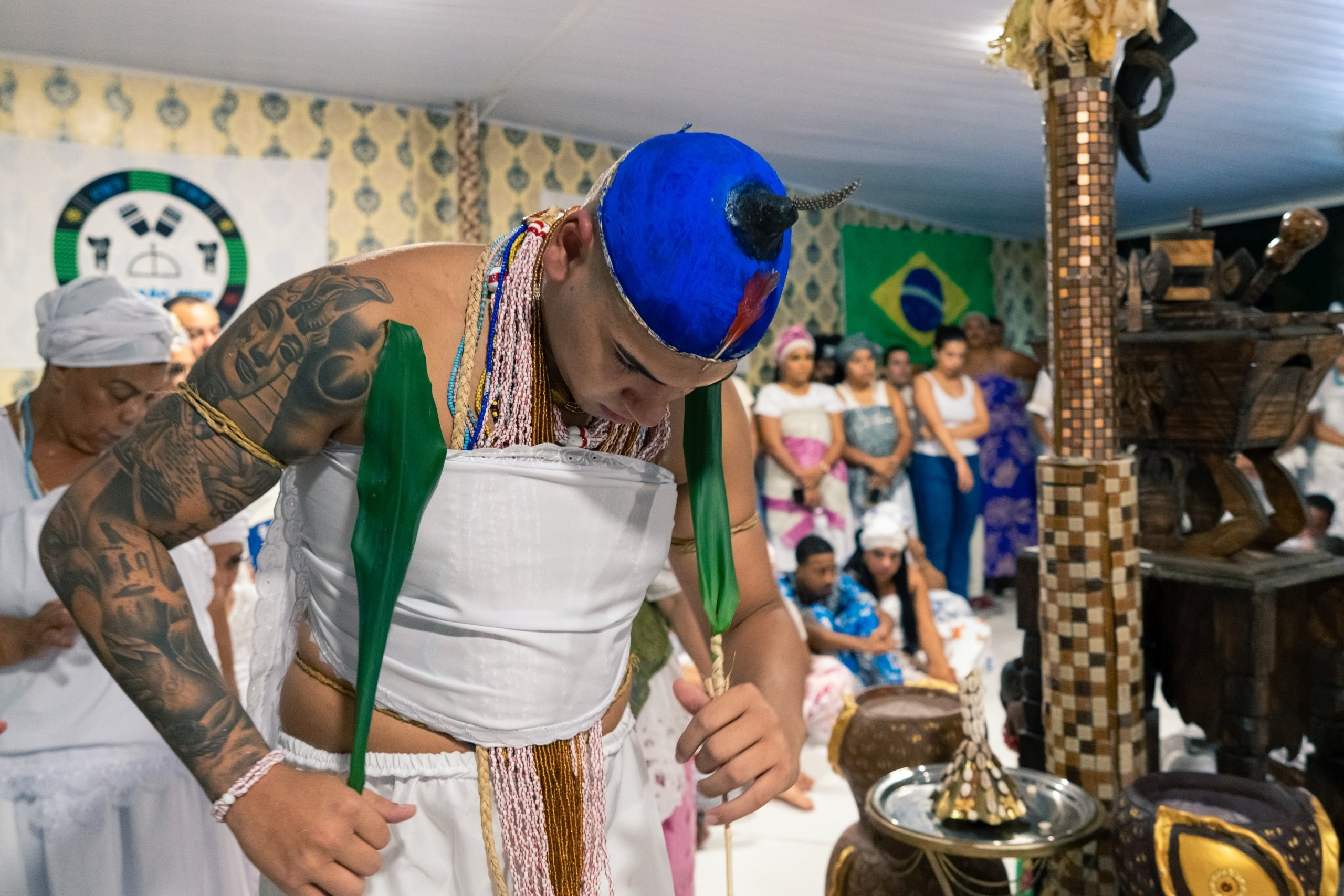 19/04/2025 — Iniciação Oloyê Pablo, Ajoyê Maria Júlia e Iyawo Arthur. Aladá Produções