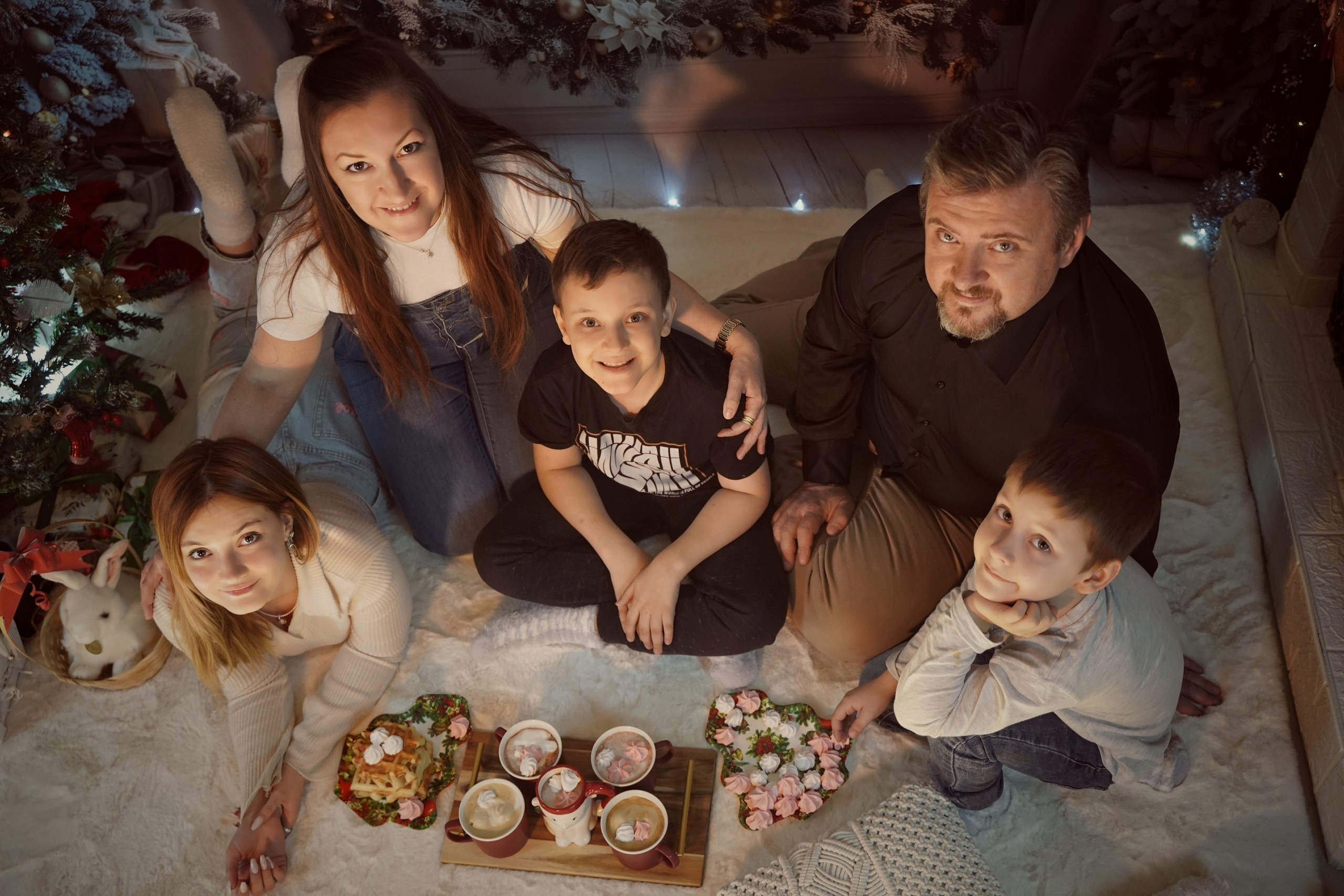Семейный вечер в Новый год. Фотограф. Визуал. Хайфа. Талья Цветкова