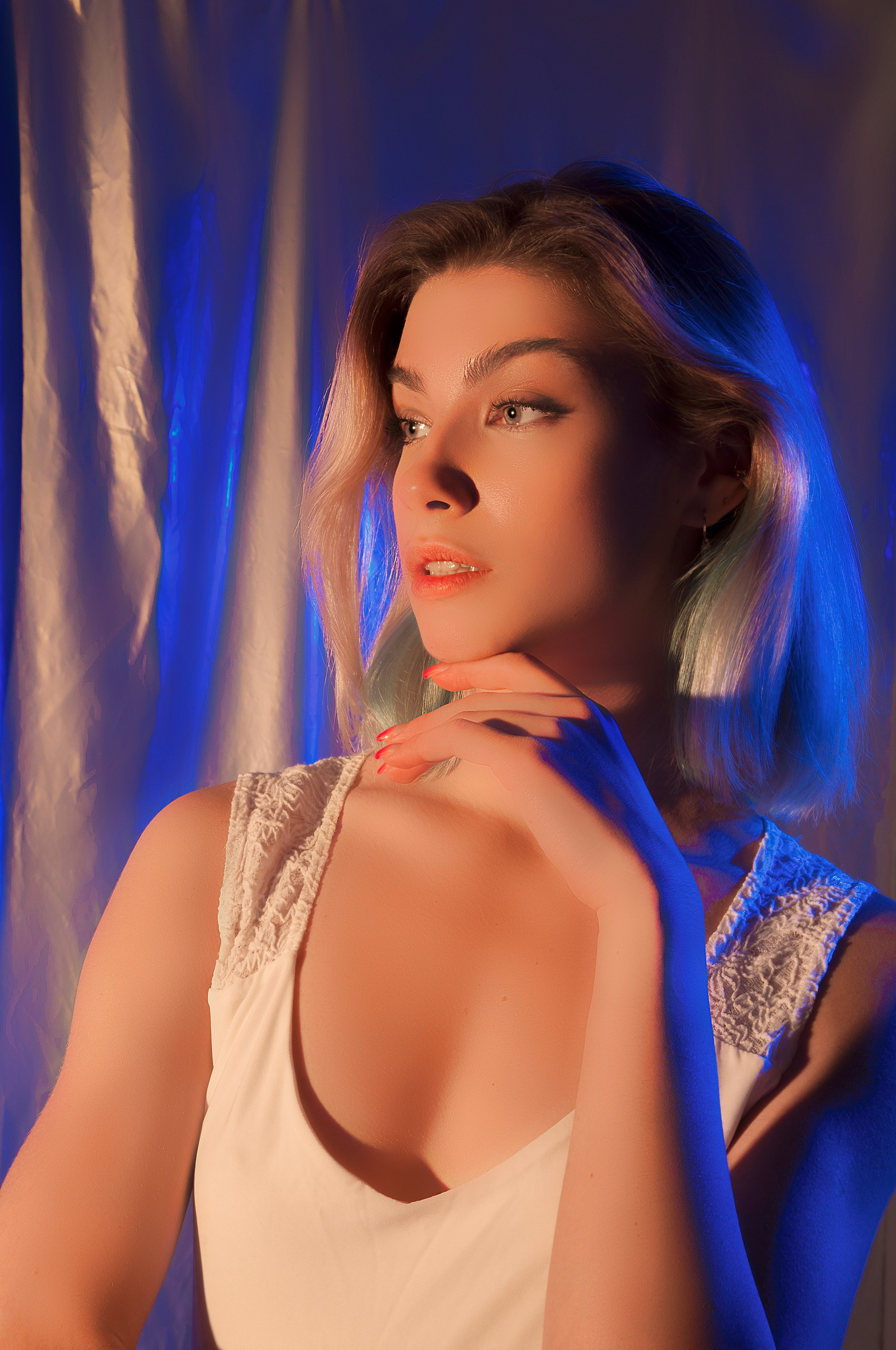COLORED LIGHTING. PERSONAL PHOTOGRAPHER