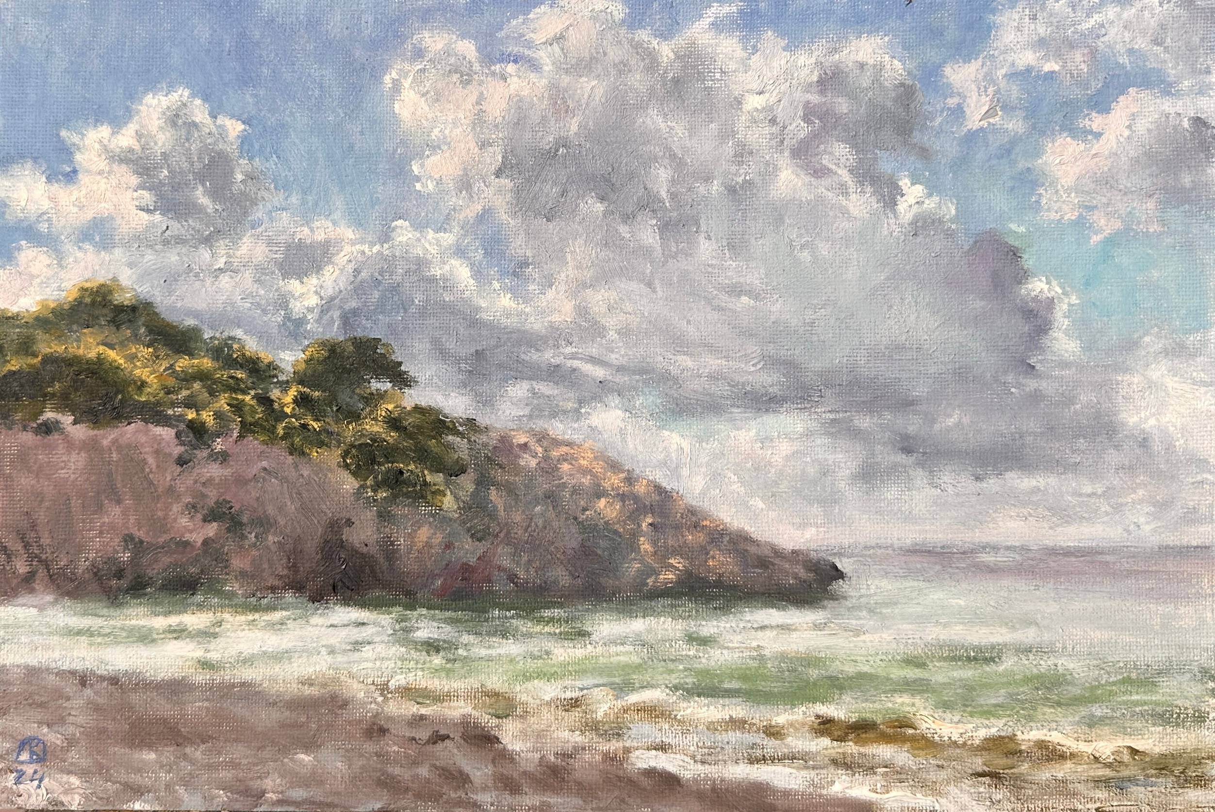 20 X 30, lienzo sobre cartón óleo