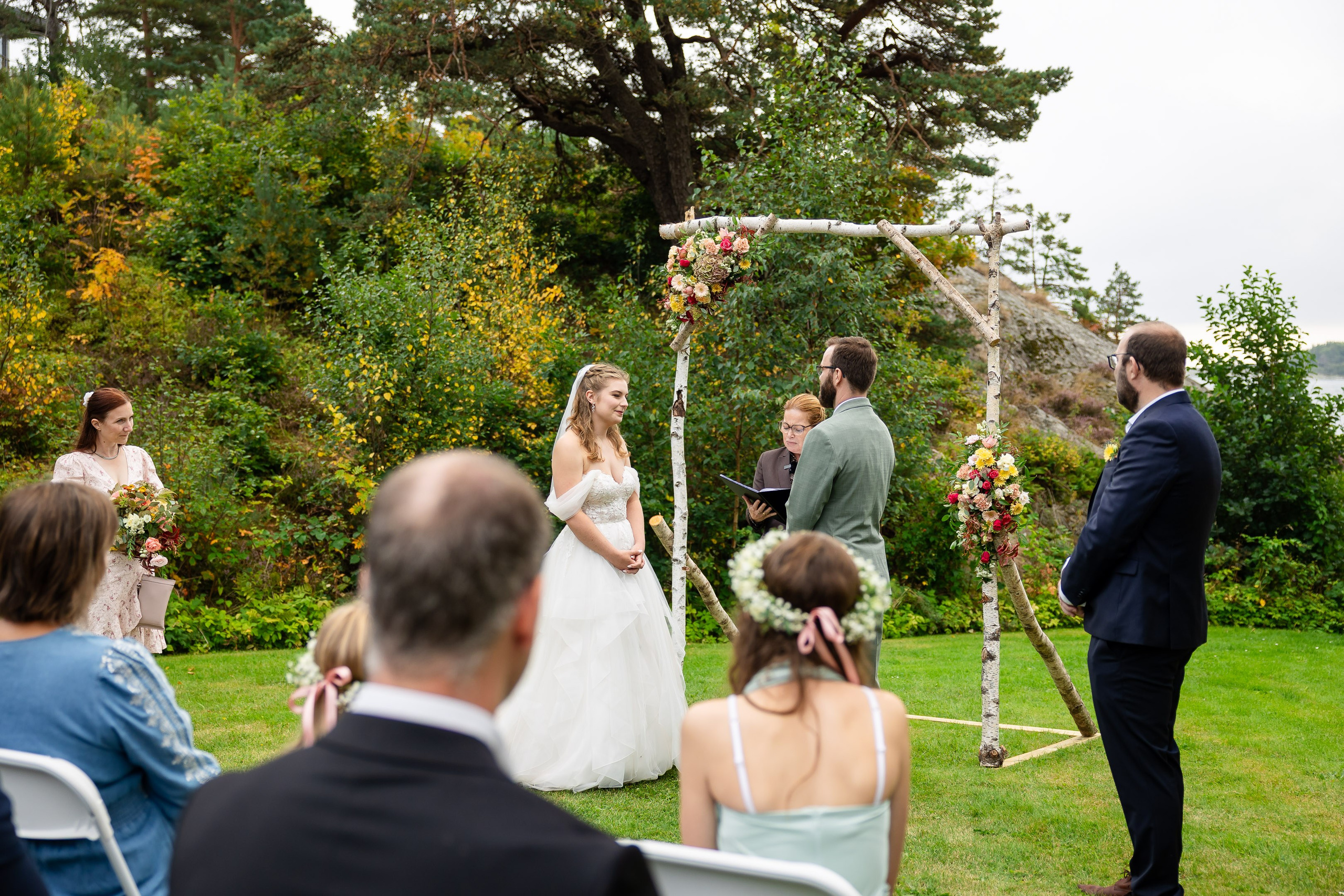 Bryllupsfotografering på Tromøya i Arendal. Bryllupsfotograf i Oslo og Rogaland — Meisal Media