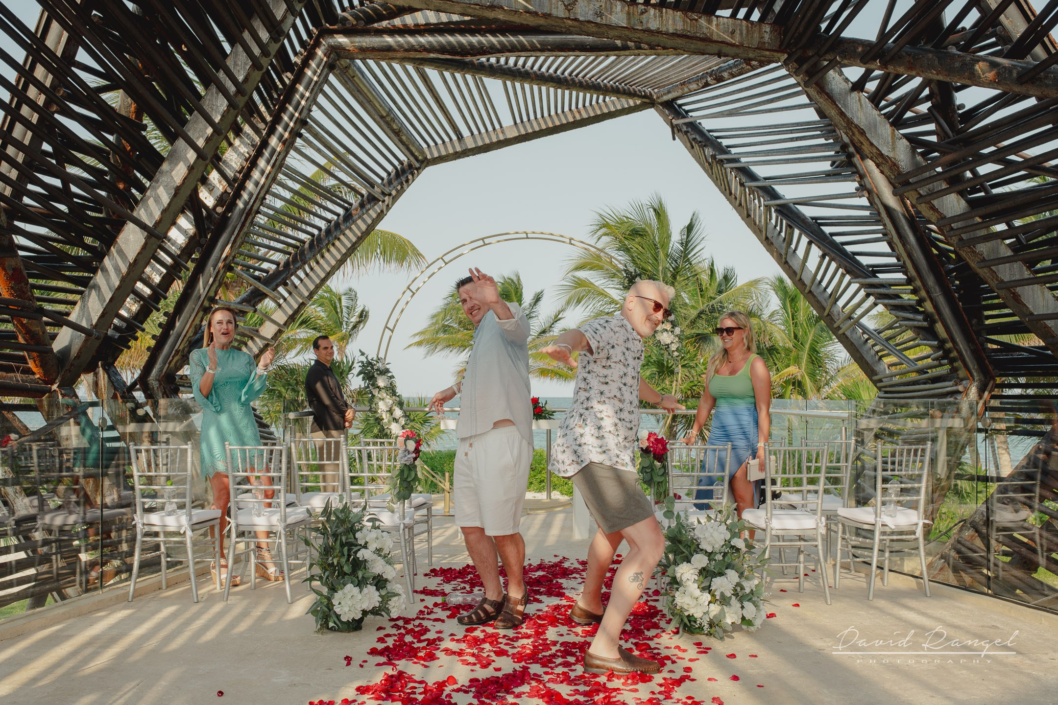 Heather and Benjamin on their destination wedding at Royalton Riviera Cancun. Destination wedding photographer based in Cancun and Riviera Maya with service worldwide