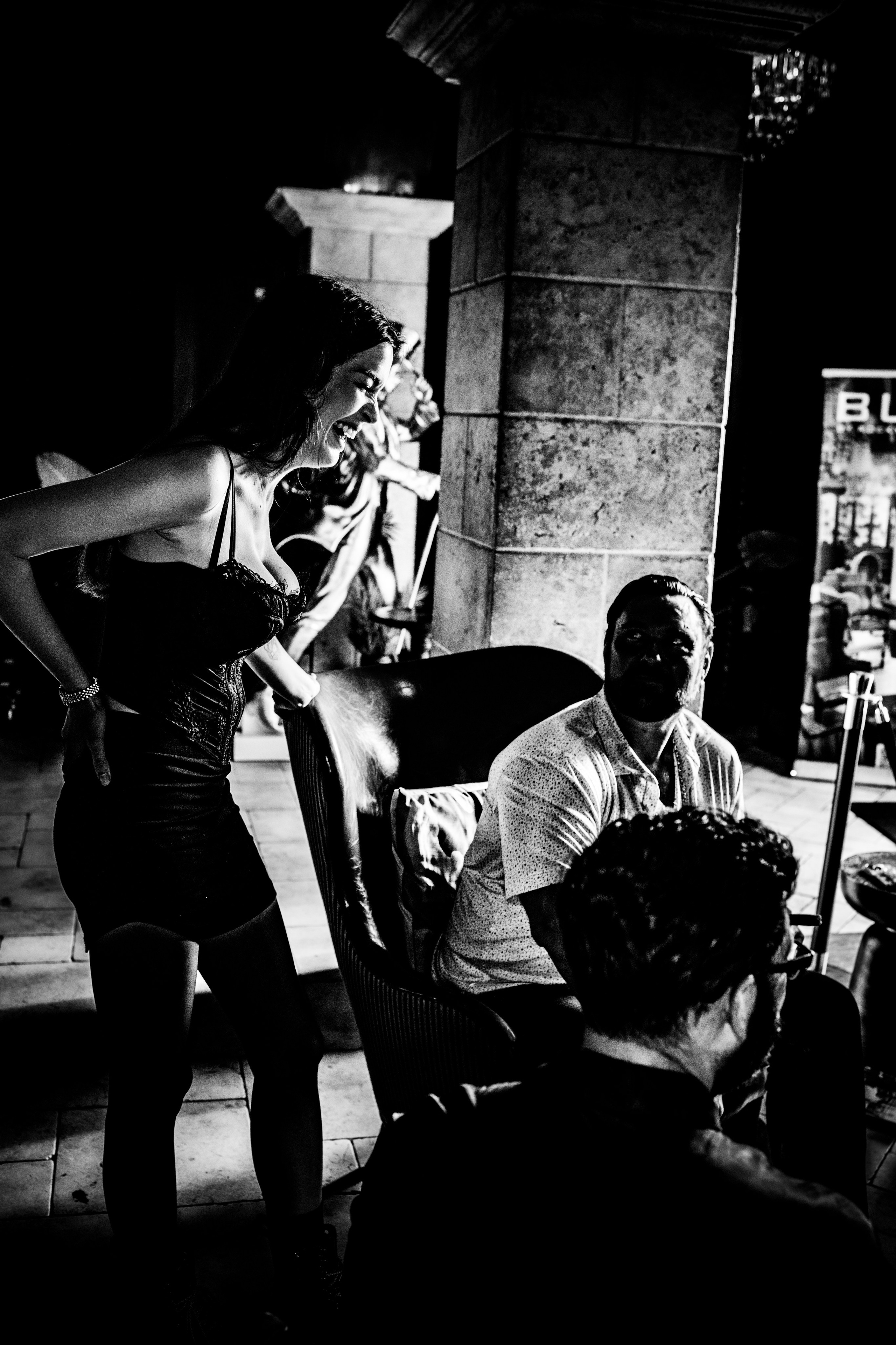 Burn Black and White Series. Out and About 239