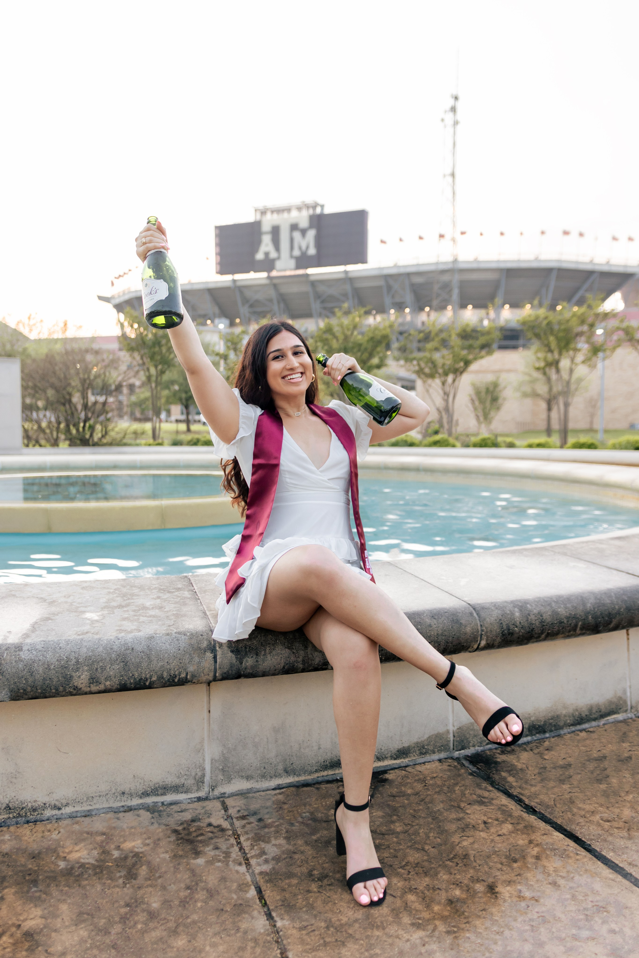 Arshia’s graduation photoshoot at Texas A&M University