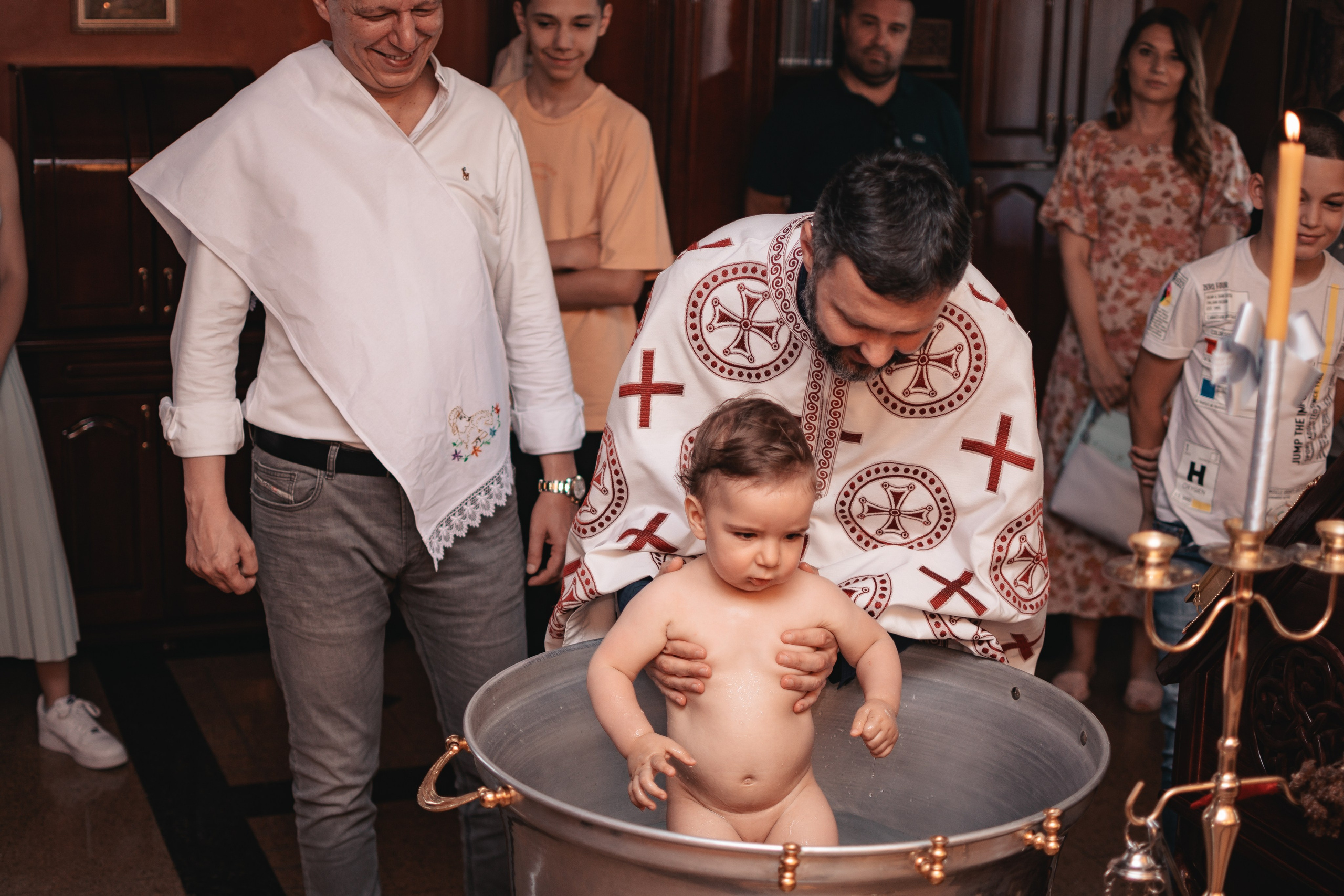 Lazar, krštenje i rođendan. BambinaaPhotography