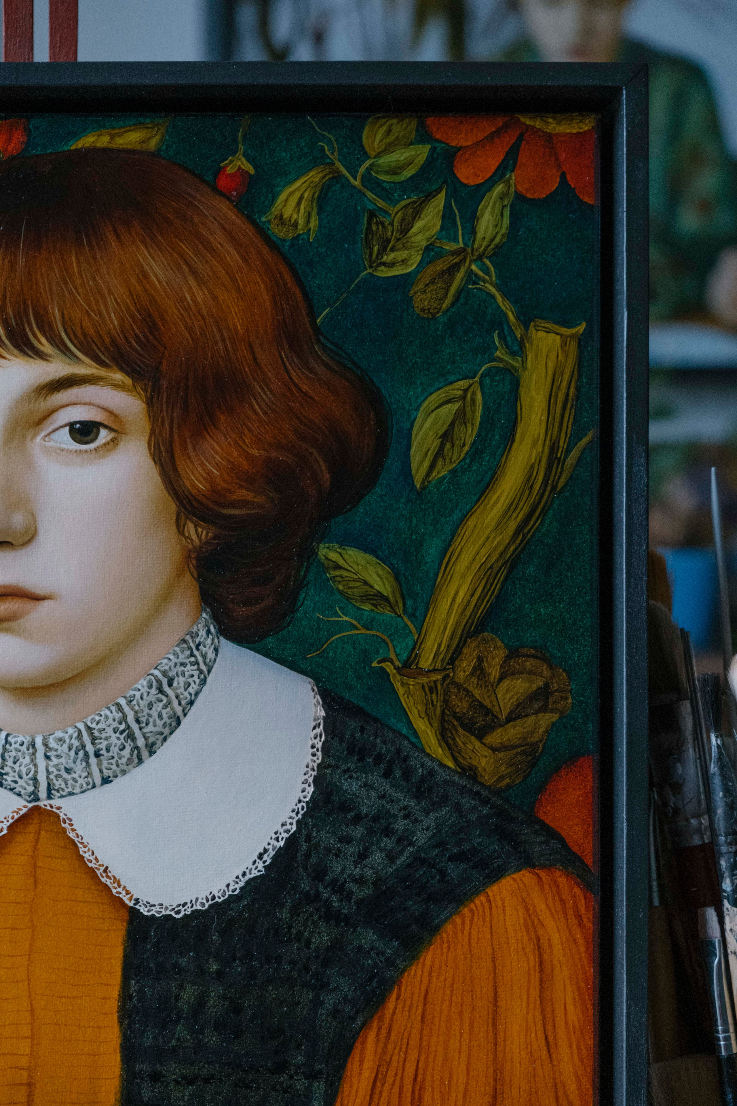 Portrait with a Mango. ELEN BEZHEN