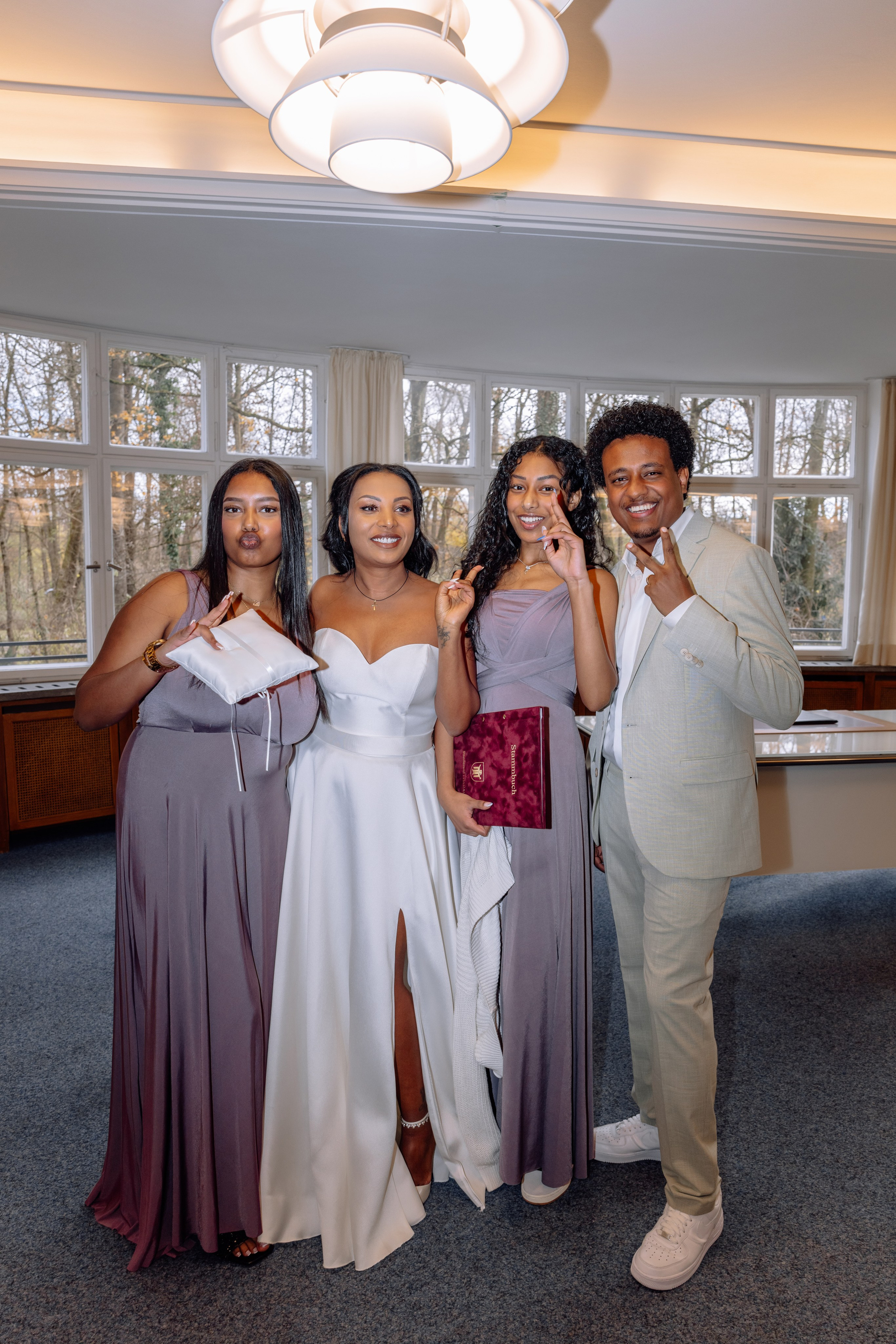 Äthiopische Hochzeit in der Mandlstrasse/Frühling 2025. Hochzeitsfotograf München Taufe Familienfotograf Tanja Mauke