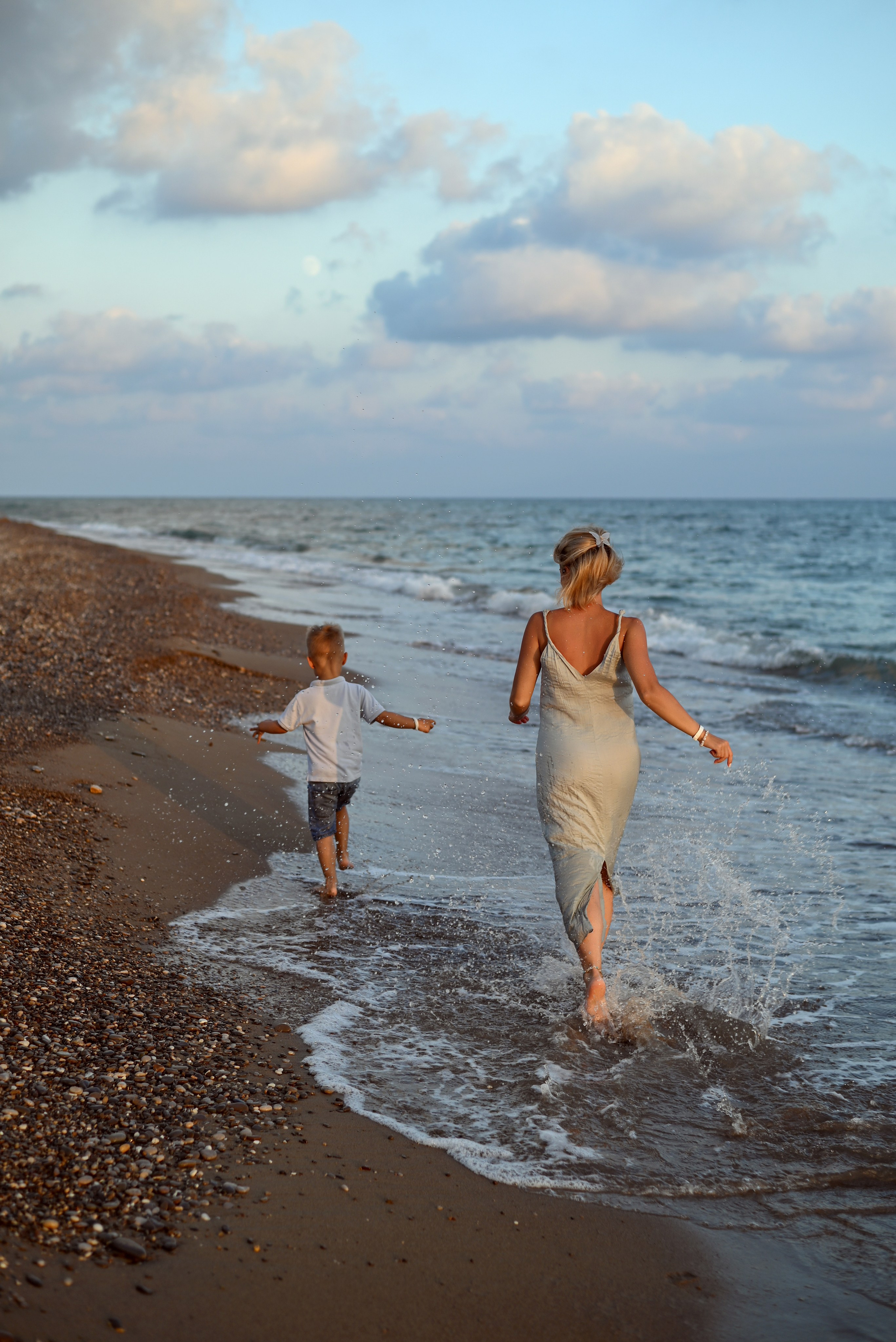 Семейная фотосессия на пляже в Белеке. Фотограф Белек. Фотограф Анталия, Кемер, Белек, Сиде Дарья Кая