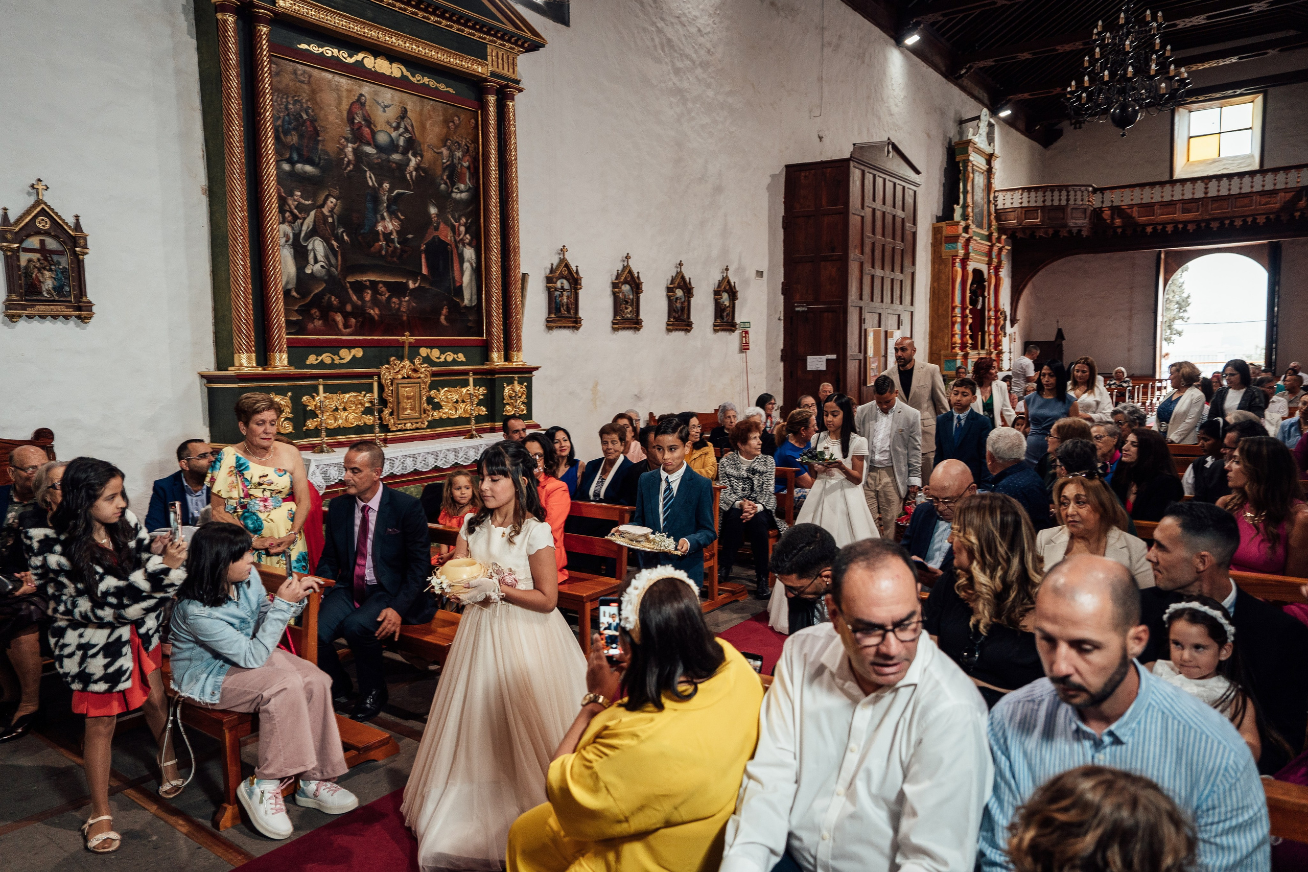 First communion. Professional photography in Tenerife Tania Bonnet