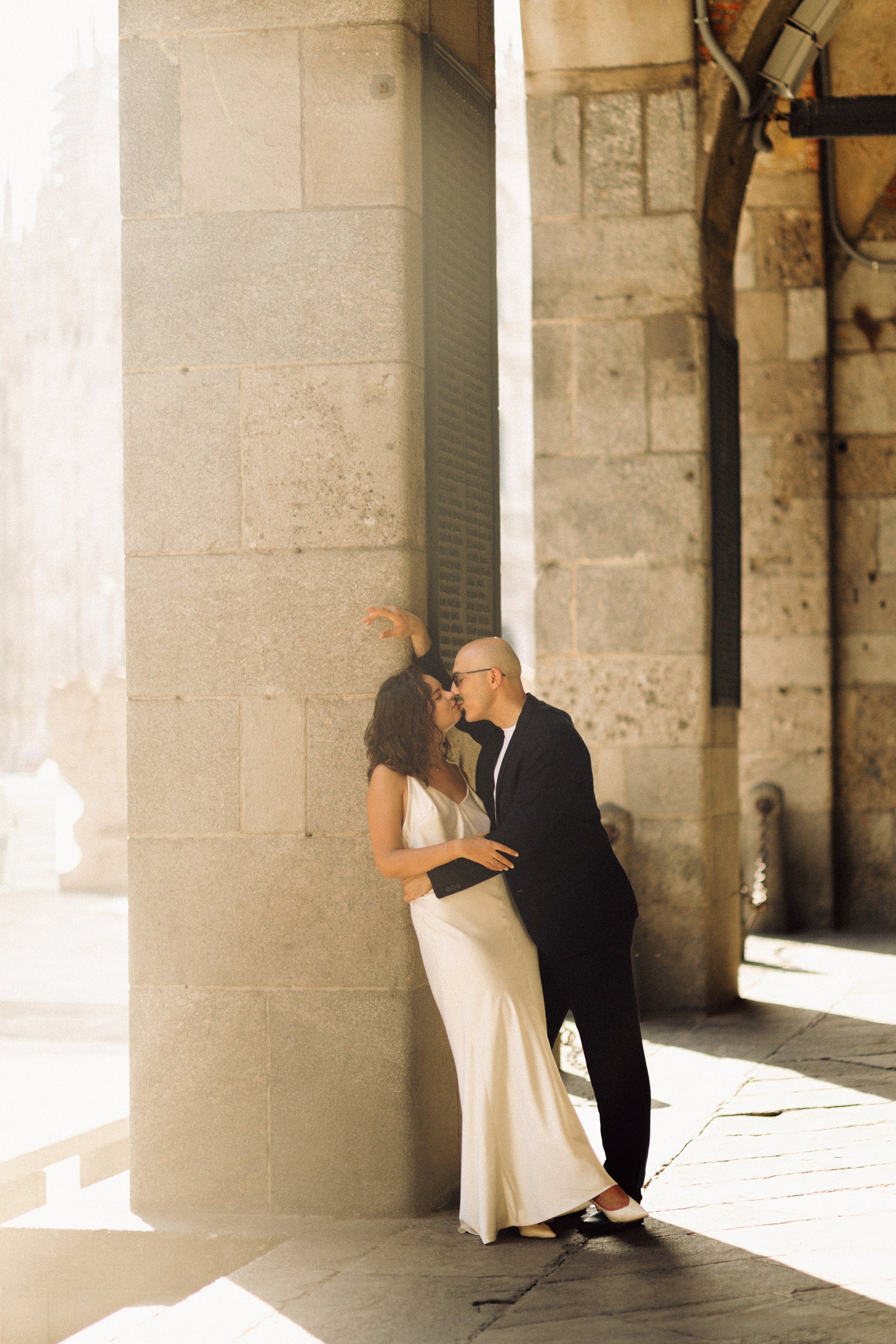 Engagement photosession in Milan Italy