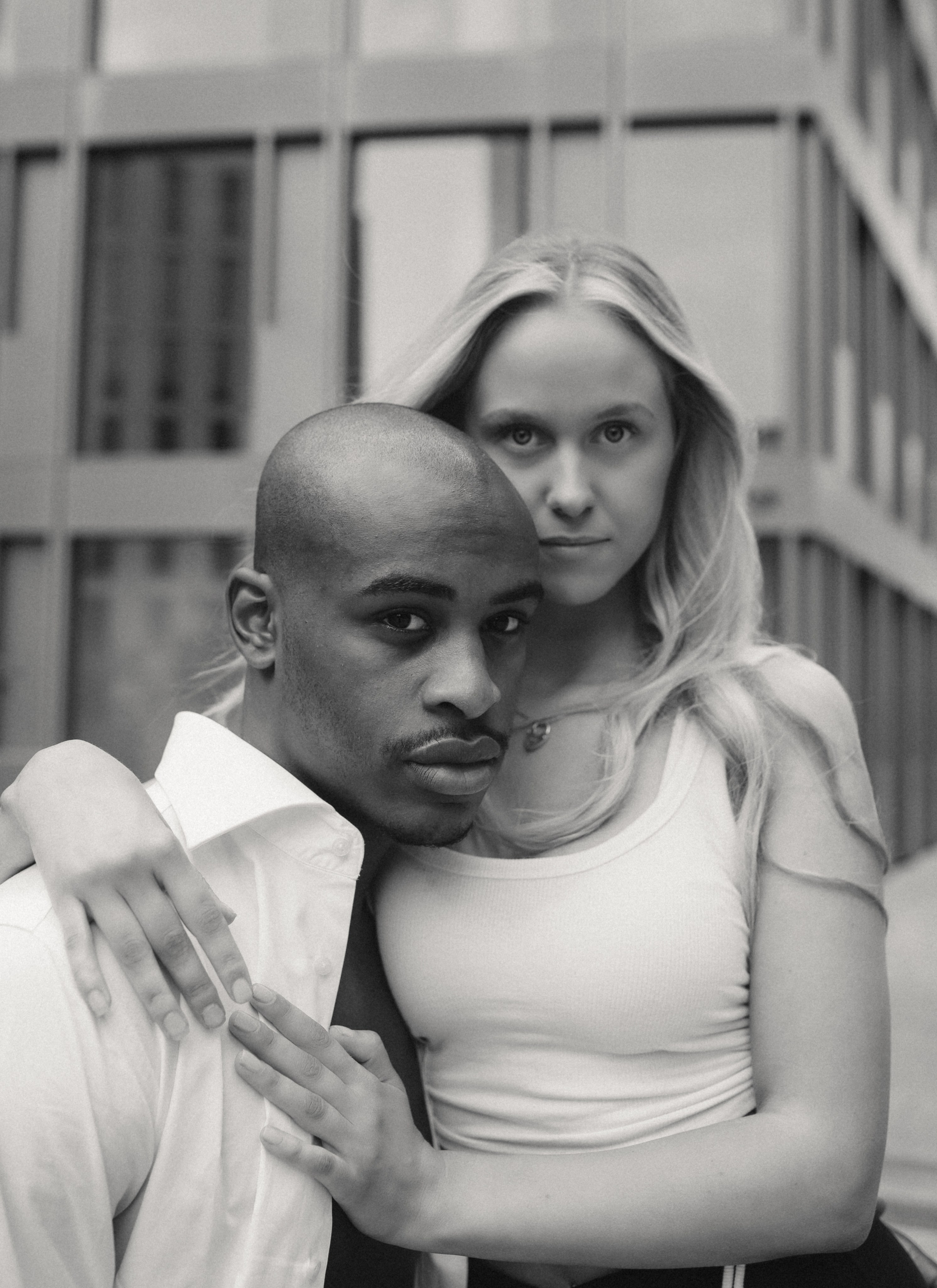 Lovestory in Münster. Schwarz-weiß Fotografie in Münster. Fotografin Viktoria Roschen