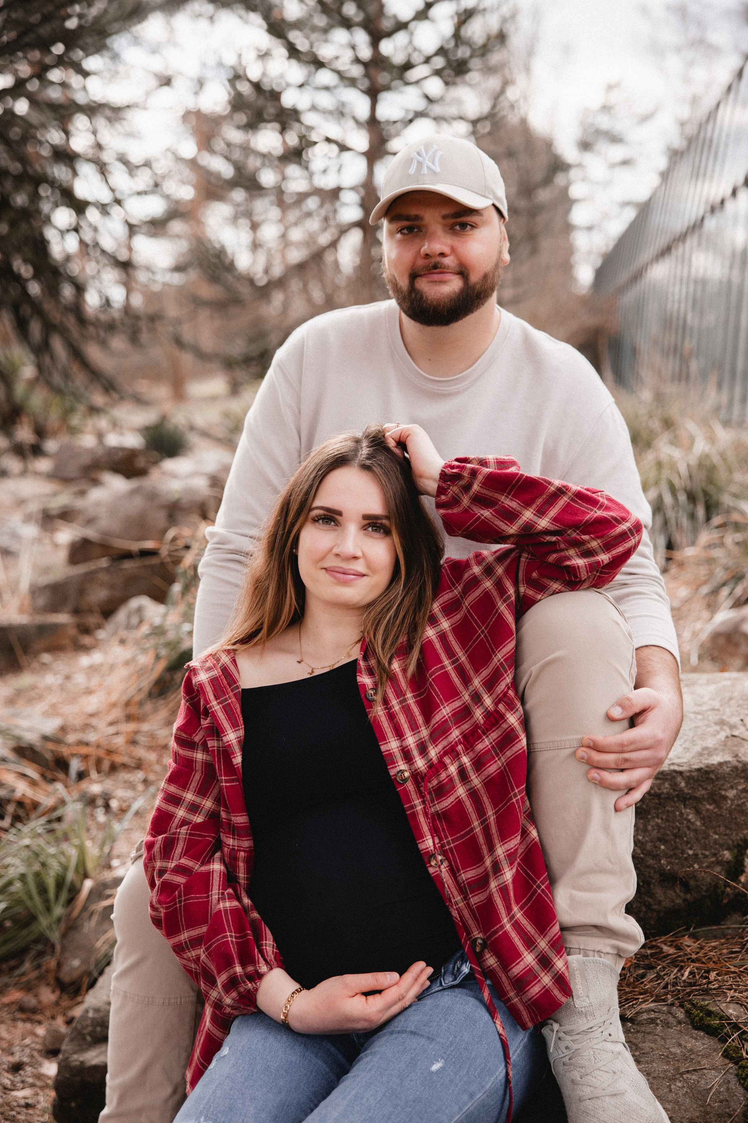 Babybauch Shooting im Fotostudio | Schwangerschaftsfotos in Bochum. Hochzeitsfotografin Bochum | Halyna Reiche Fotografie NRW