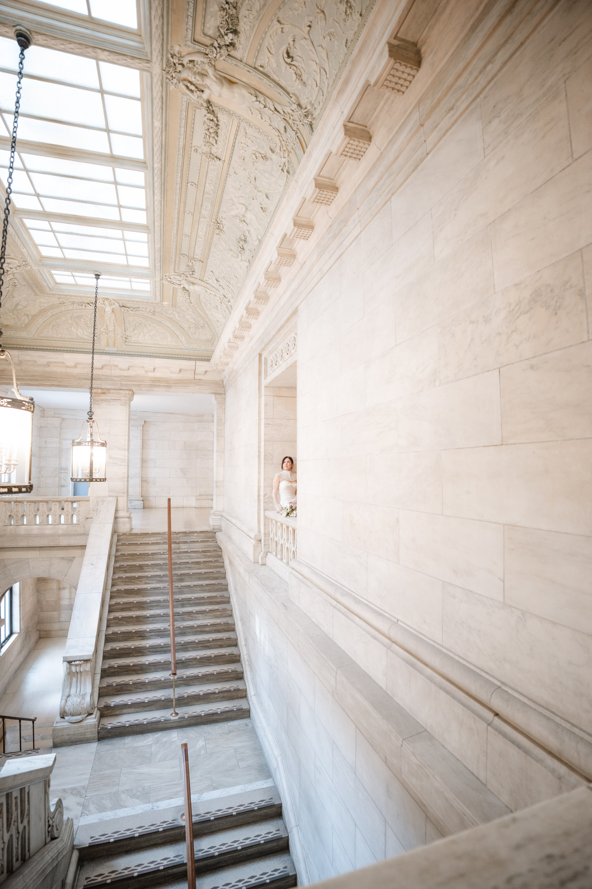 Lily as a bride. Portrait and wedding photographer in New York